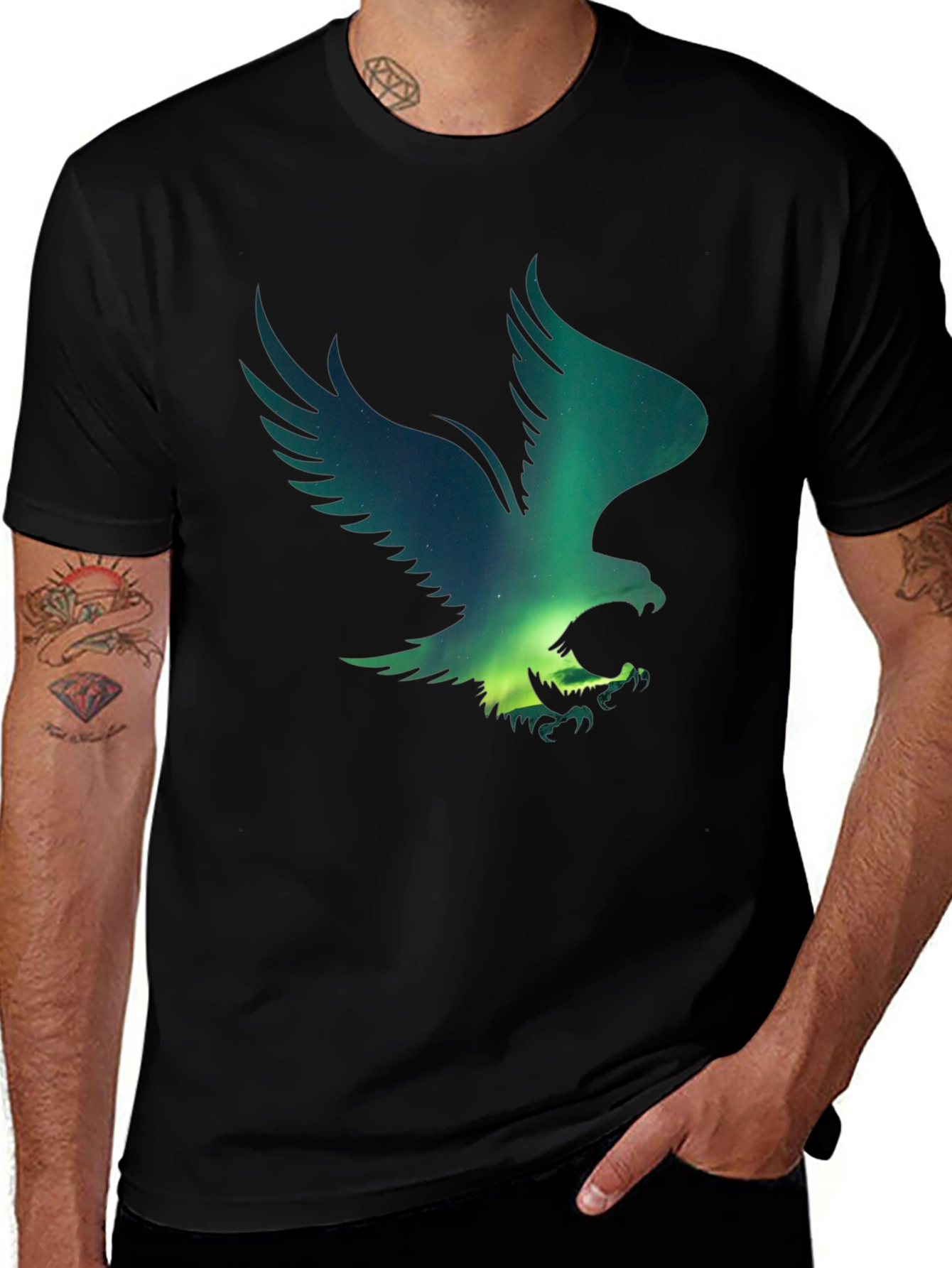 Variant 15 of Eagle Aurora Graphic T-Shirt