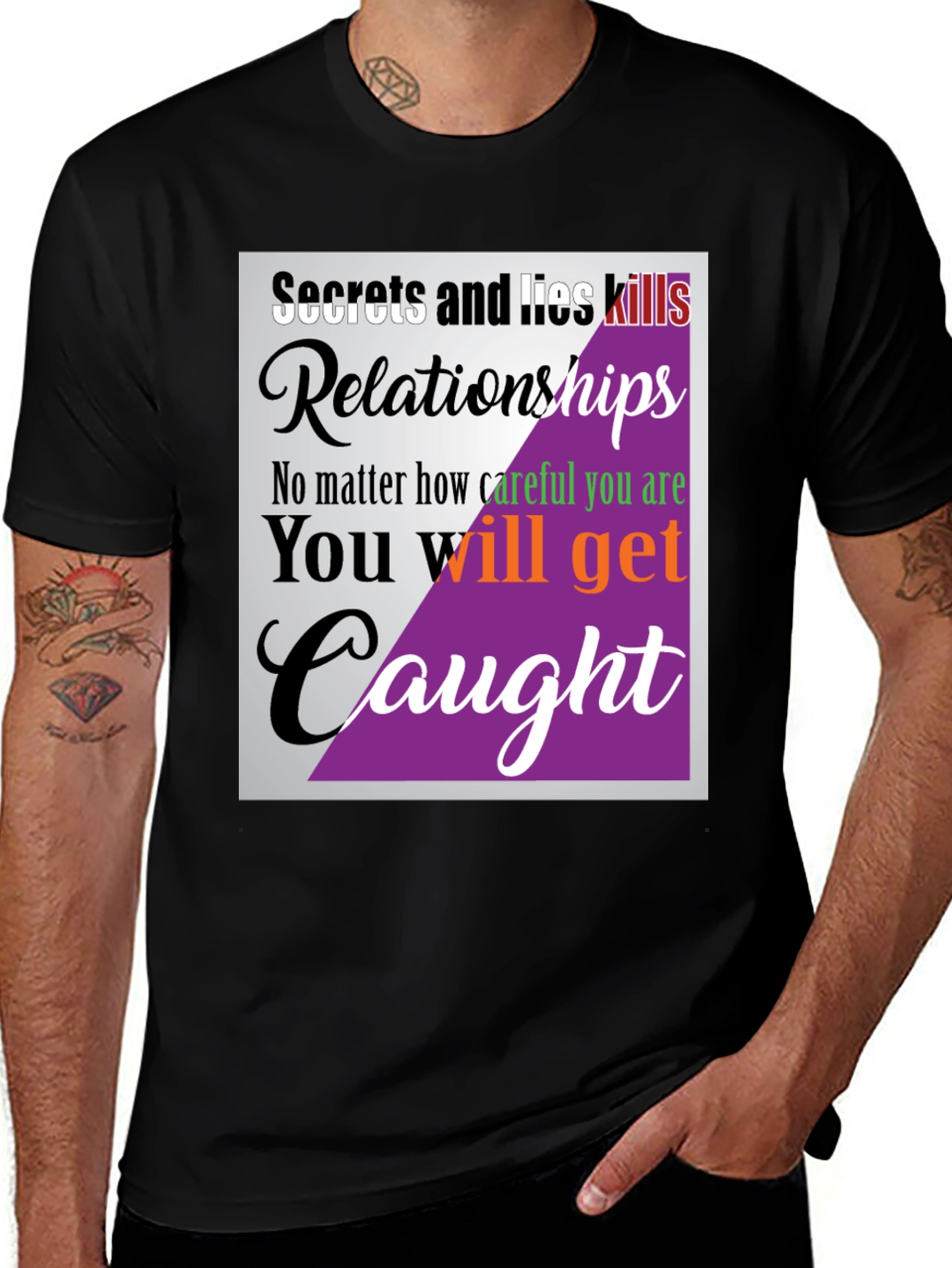 Variant 19 of Secrets & Lies Graphic Tee - Relationships Matter