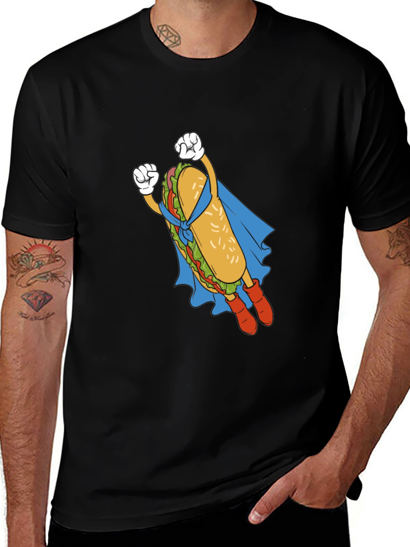 Variant 16 of Superhero Sandwich T-Shirt