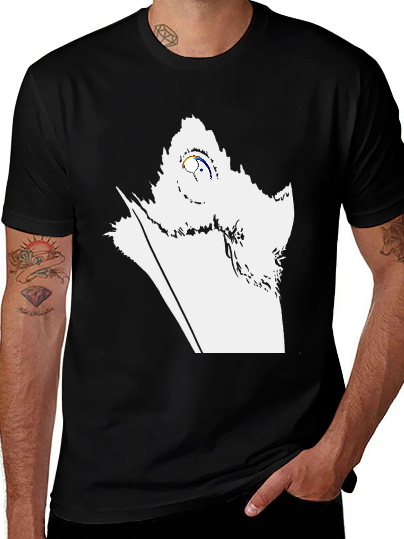 Variant 14 of Unique Graphic Print Men's T-Shirt