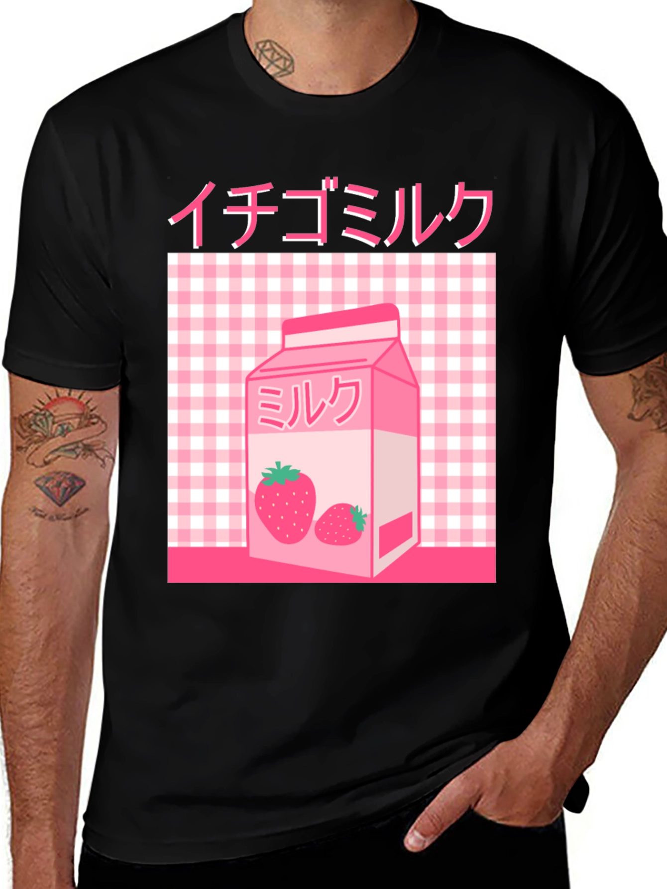 Variant 15 of Strawberry Milk Aesthetic T-Shirt