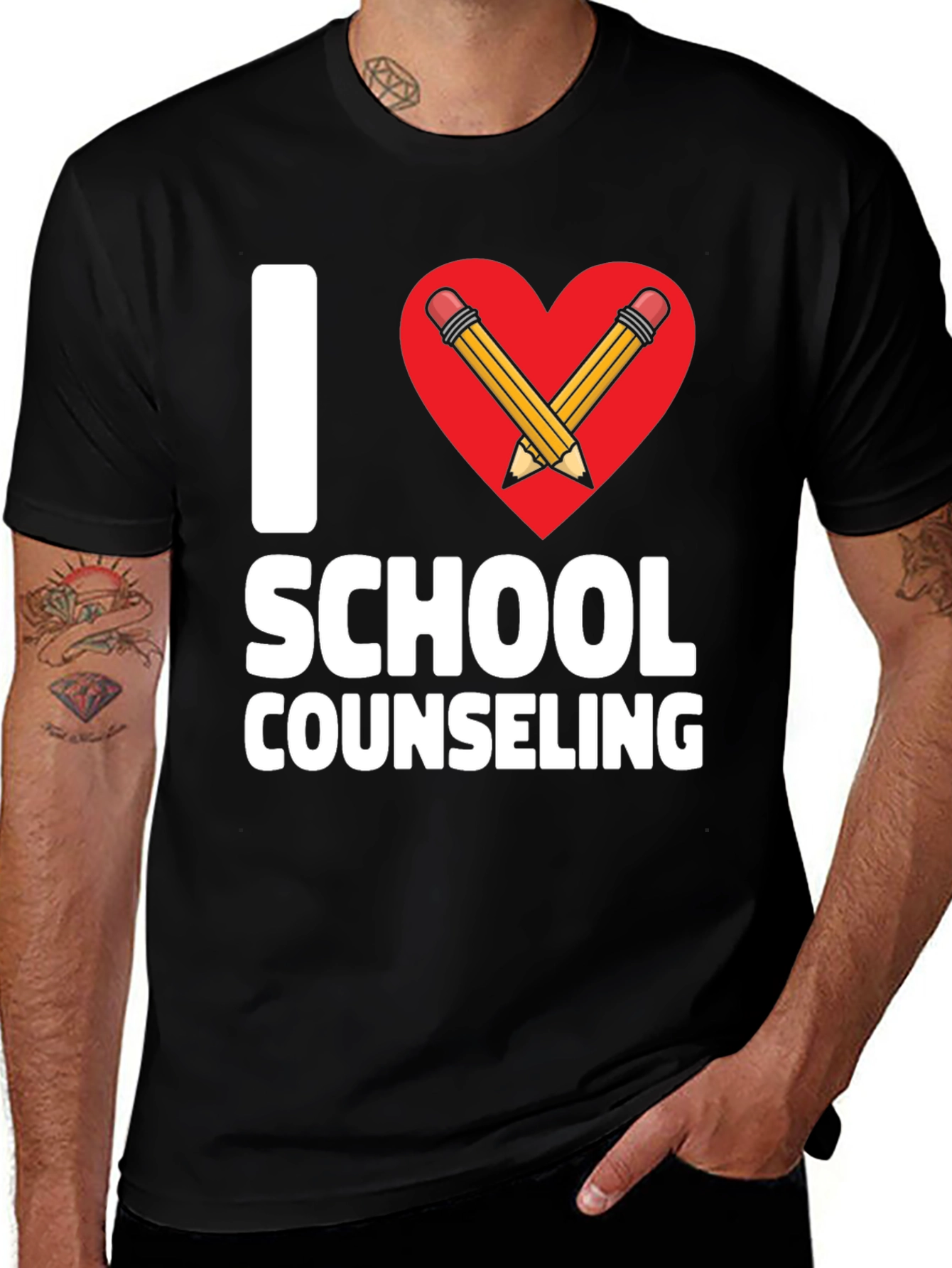I Heart School Counseling T-Shirt