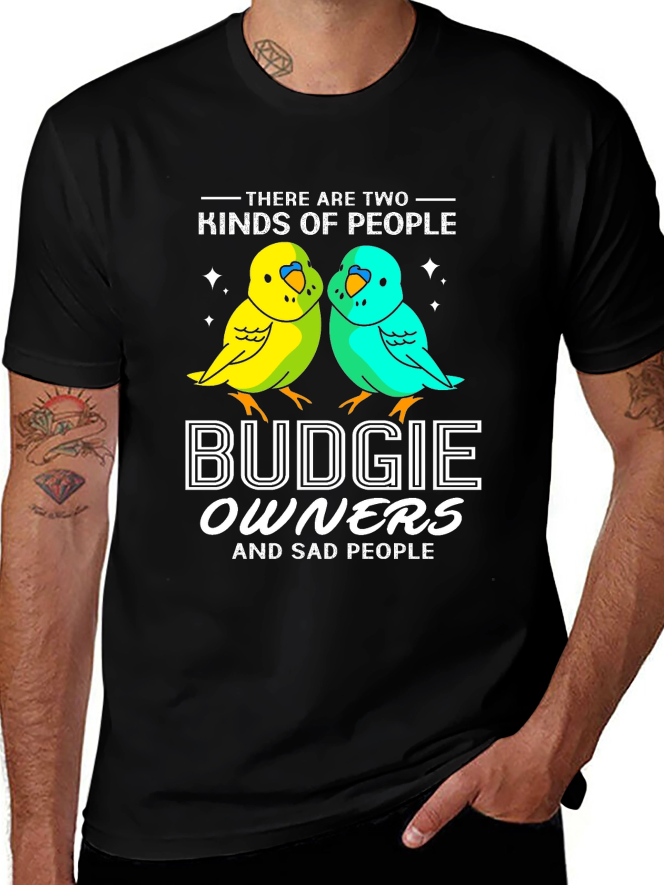 Variant 16 of Budgie Owners T-Shirt - Funny Bird Lover Tee