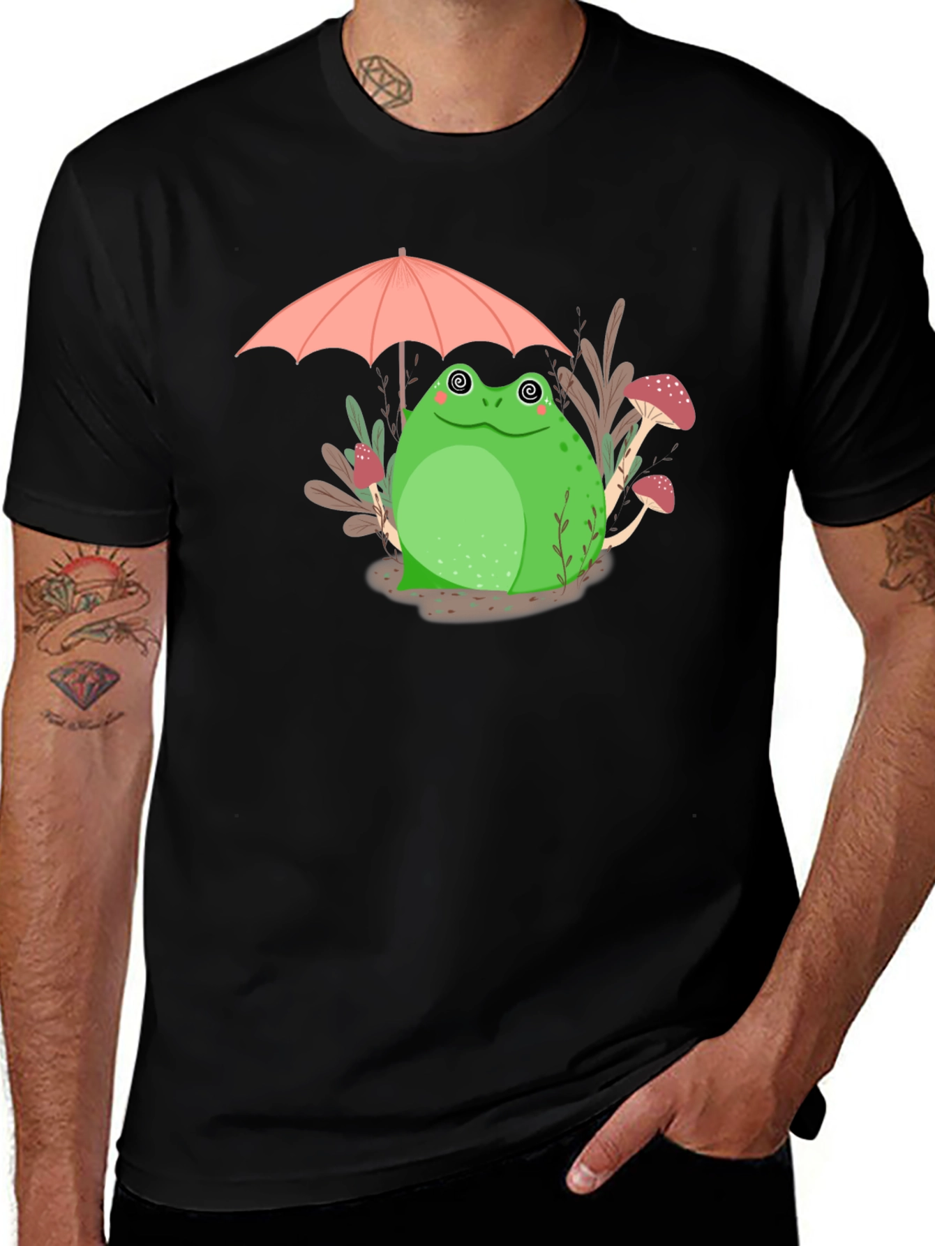 Variant 28 of Frog Under Umbrella Graphic Tee