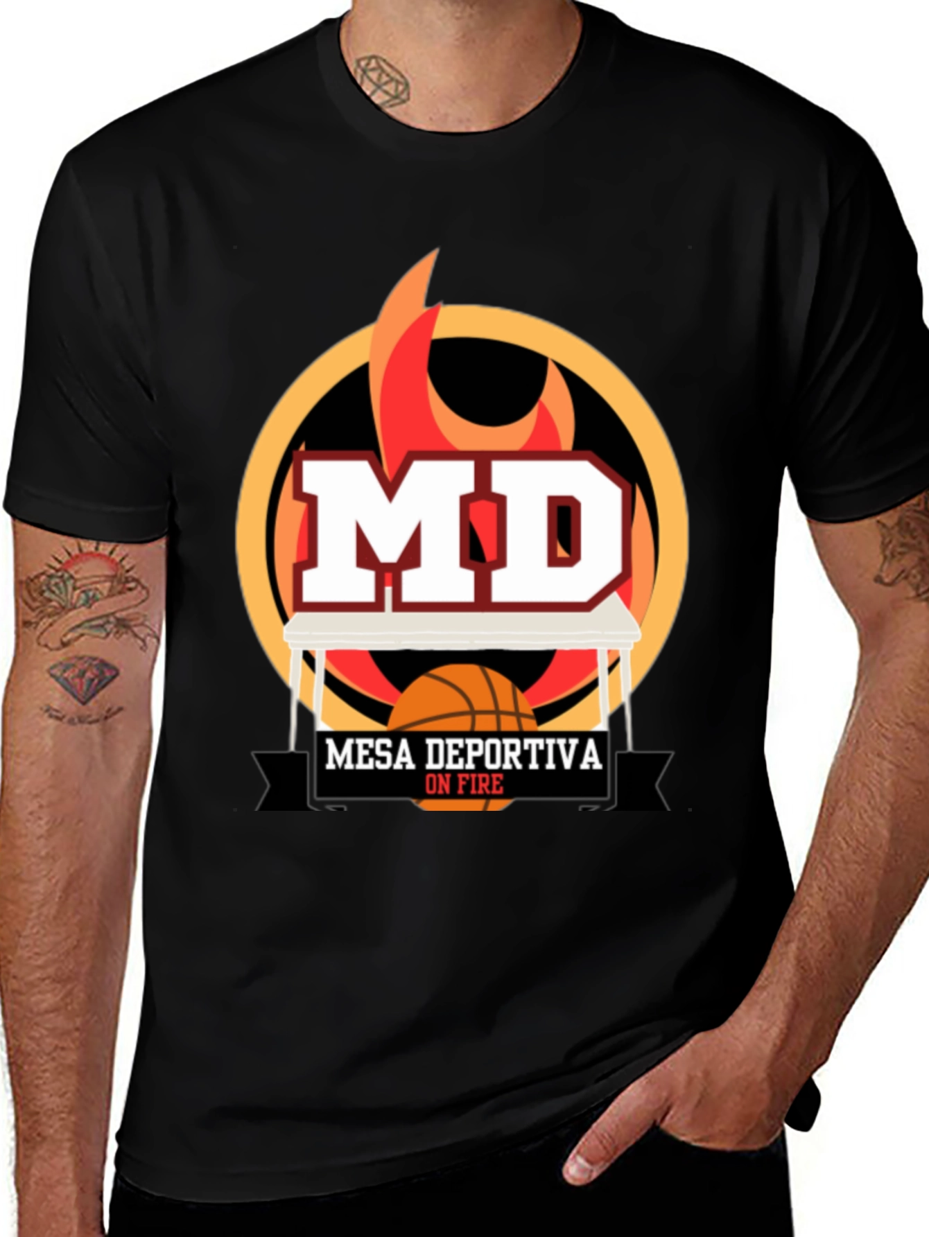 Variant 17 of Mesa Deportiva On Fire T-Shirt