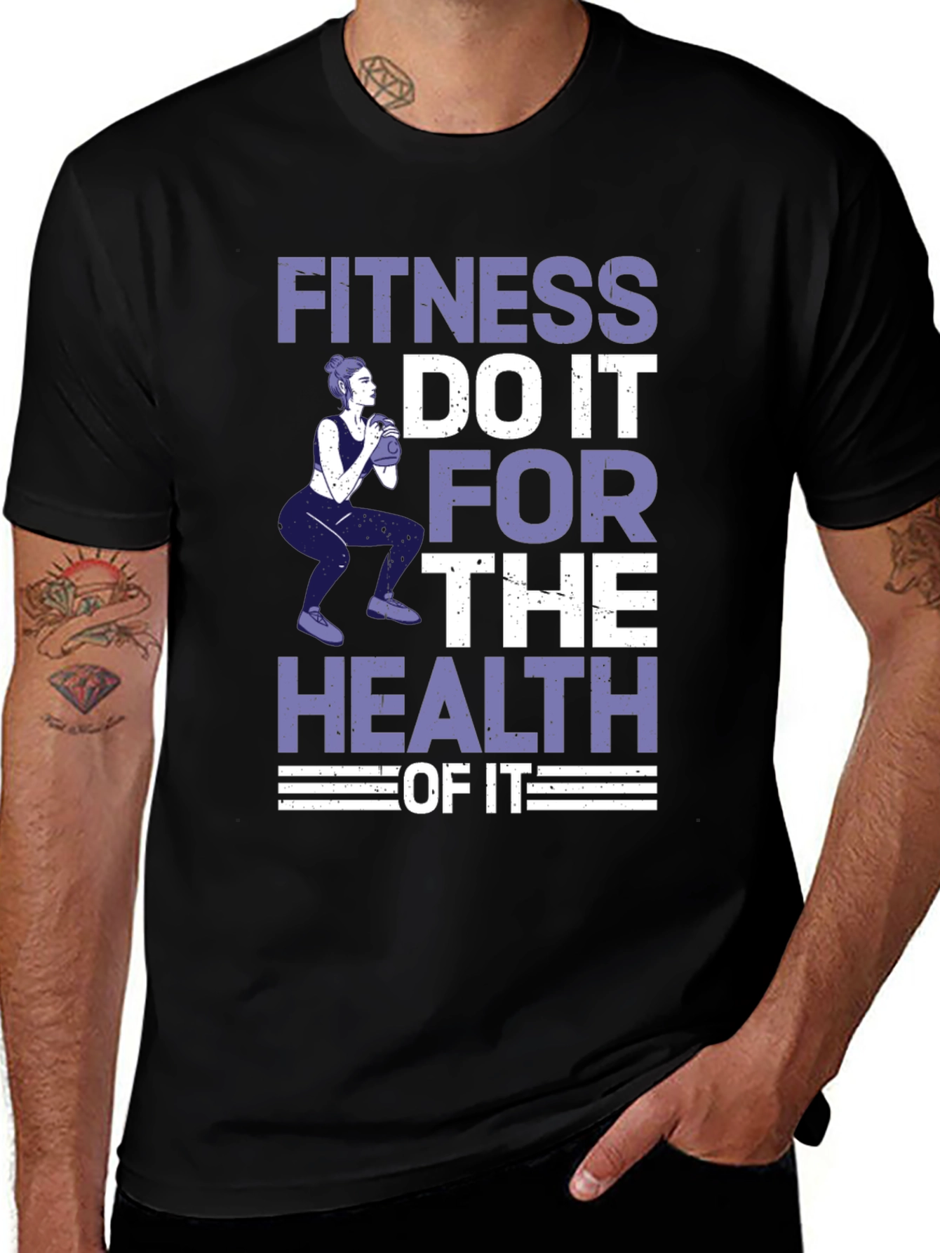 Fitness Motivation T-Shirt: Do It For The Health
