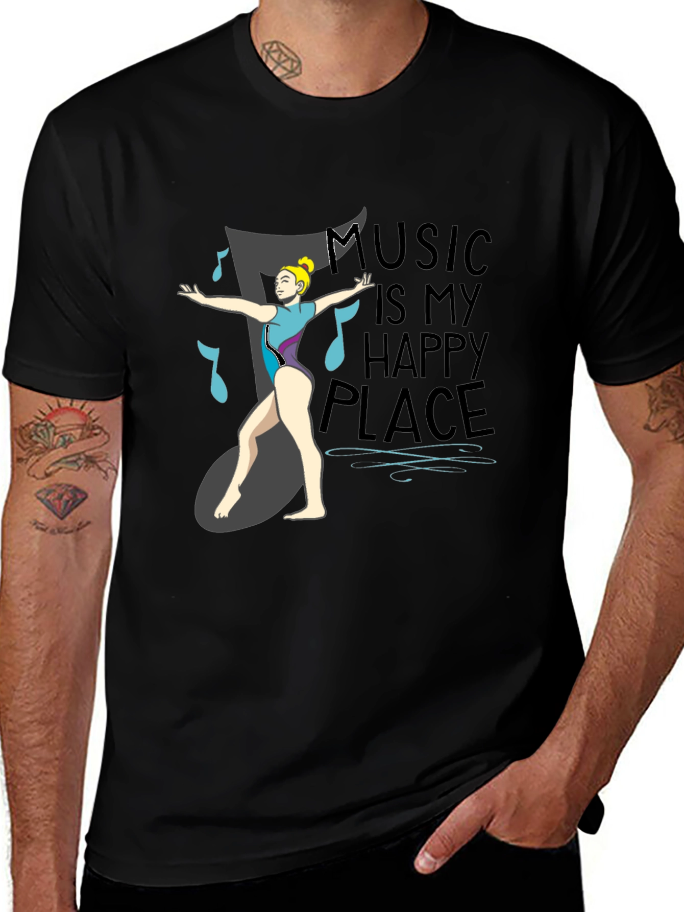 Music is My Happy Place T-Shirt