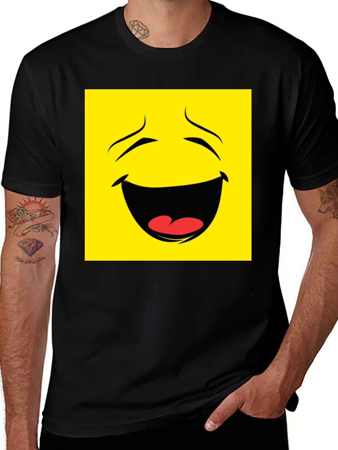 Variant 6 of Funny Face Graphic T-Shirt