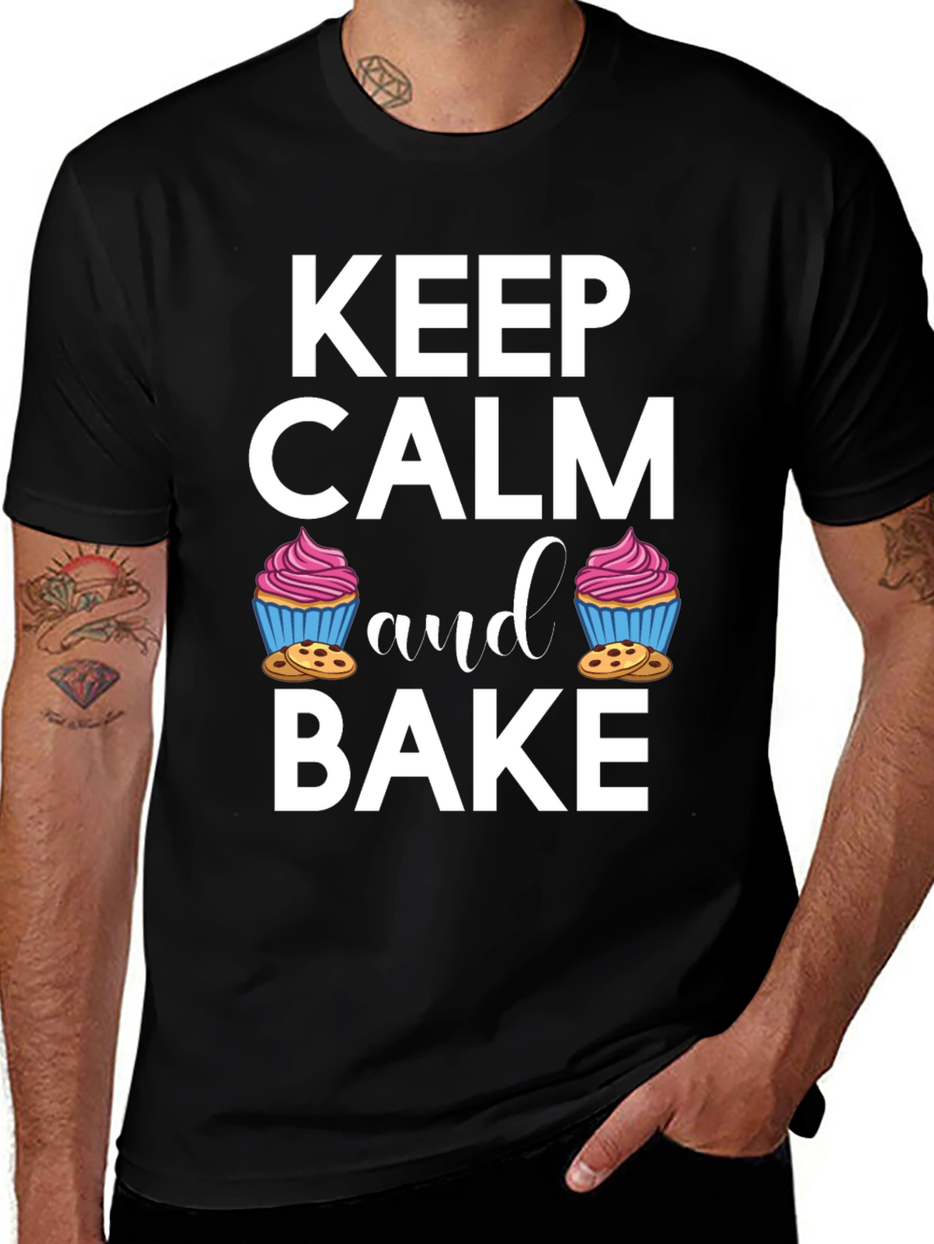 Variant 14 of Keep Calm and Bake T-Shirt