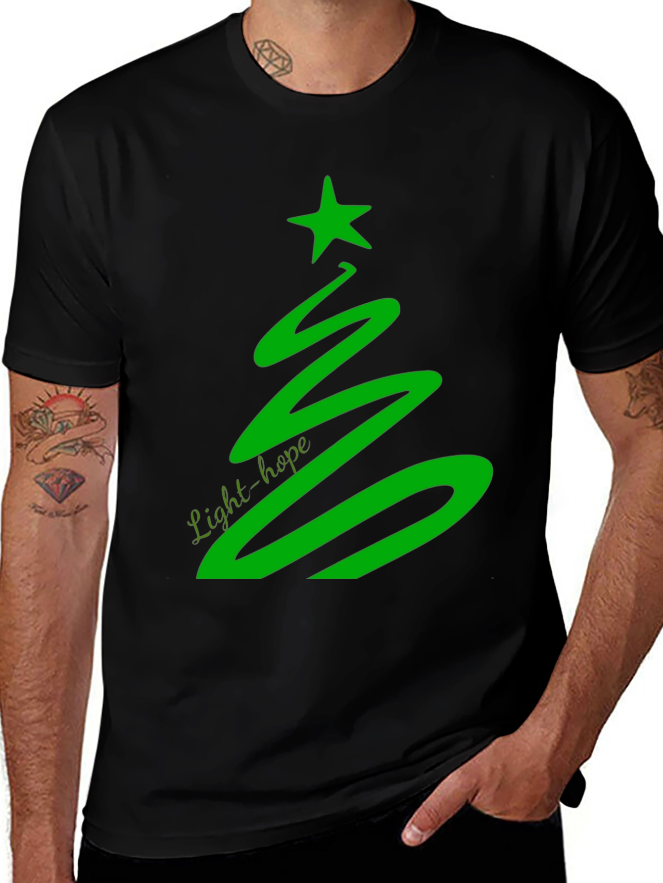 Variant 15 of Festive Christmas Tree T-Shirt