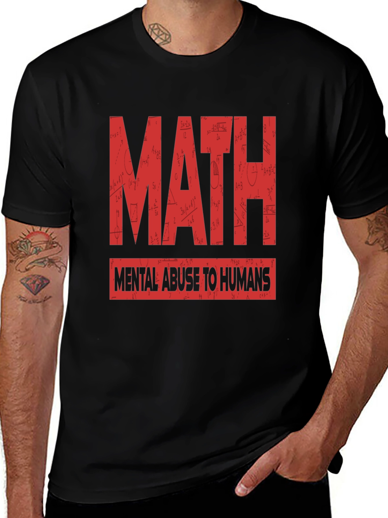 Variant 15 of Math Mental Abuse to Humans T-Shirt