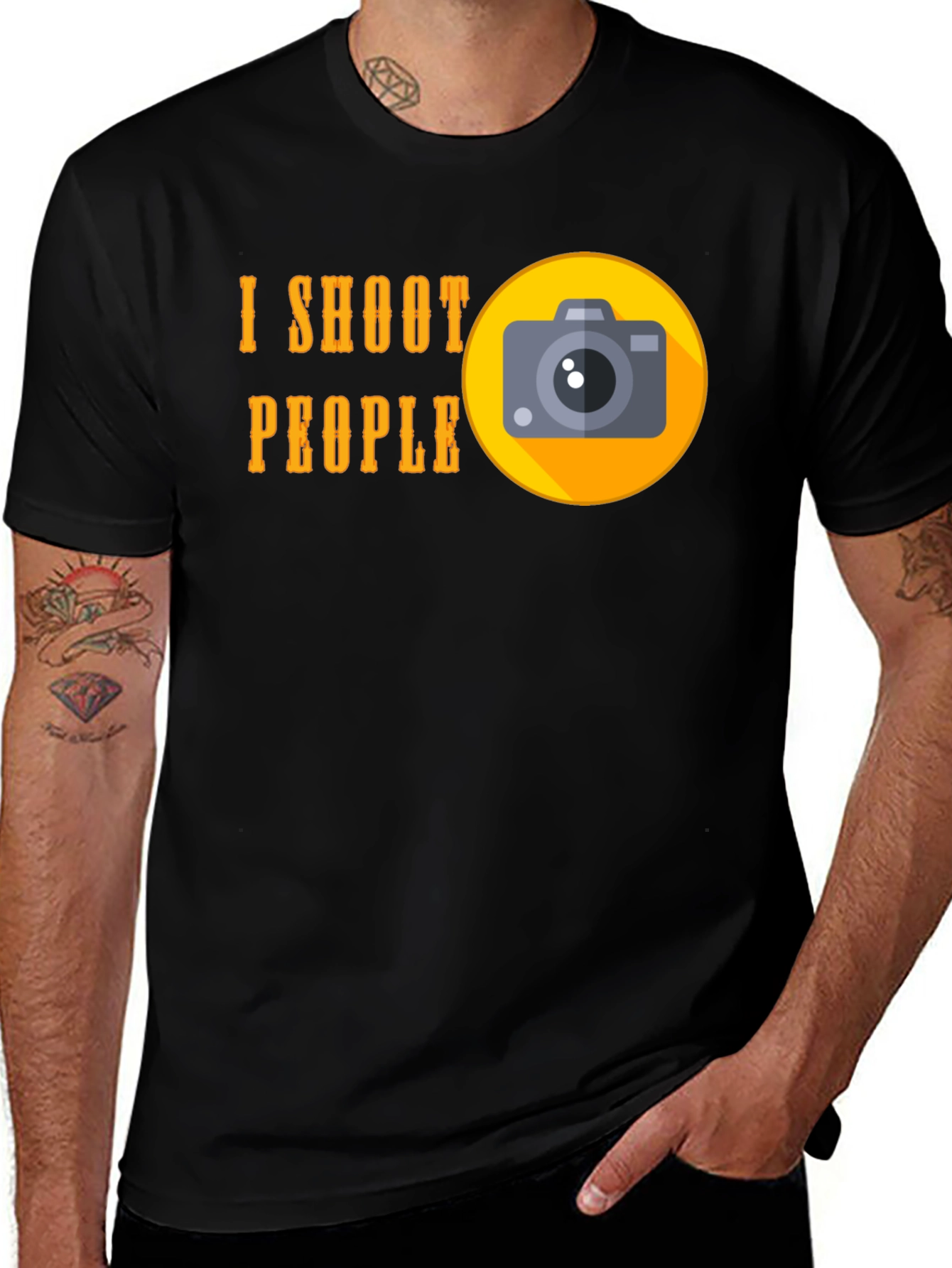 Variant 4 of I Shoot People T-Shirt - Funny Photographer Tee