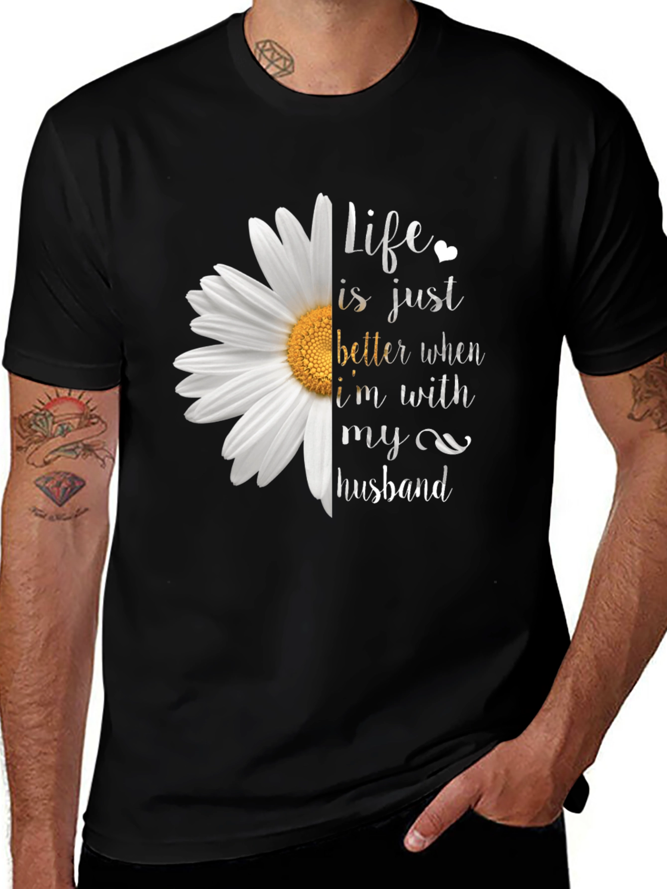 Variant 10 of Life is Better with My Husband T-Shirt