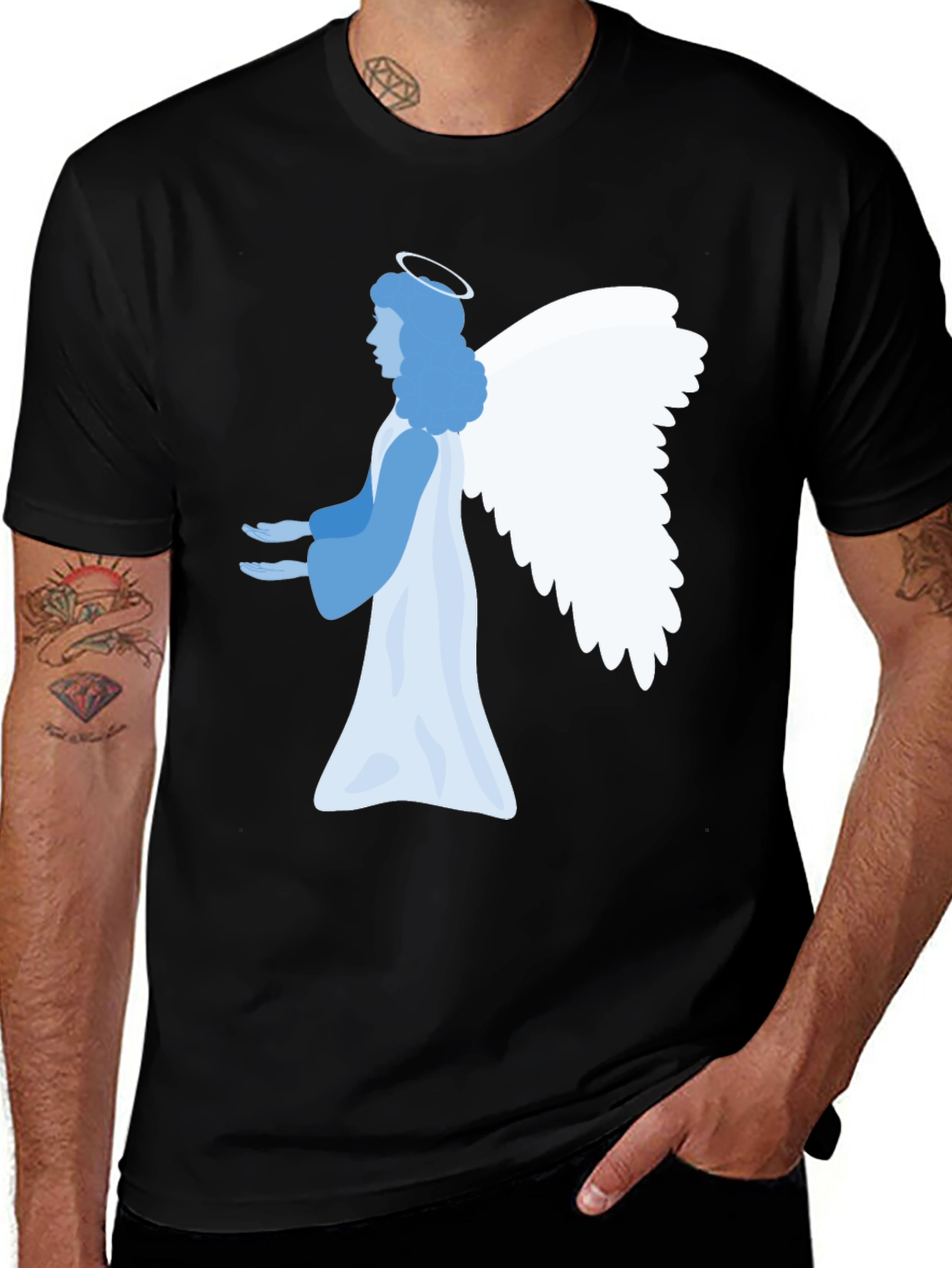 Variant 4 of Angel Graphic Tee - Stylish & Unique