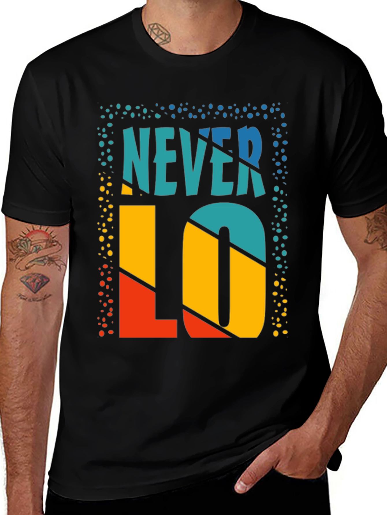 Variant 12 of Never Lo Retro Graphic Tee