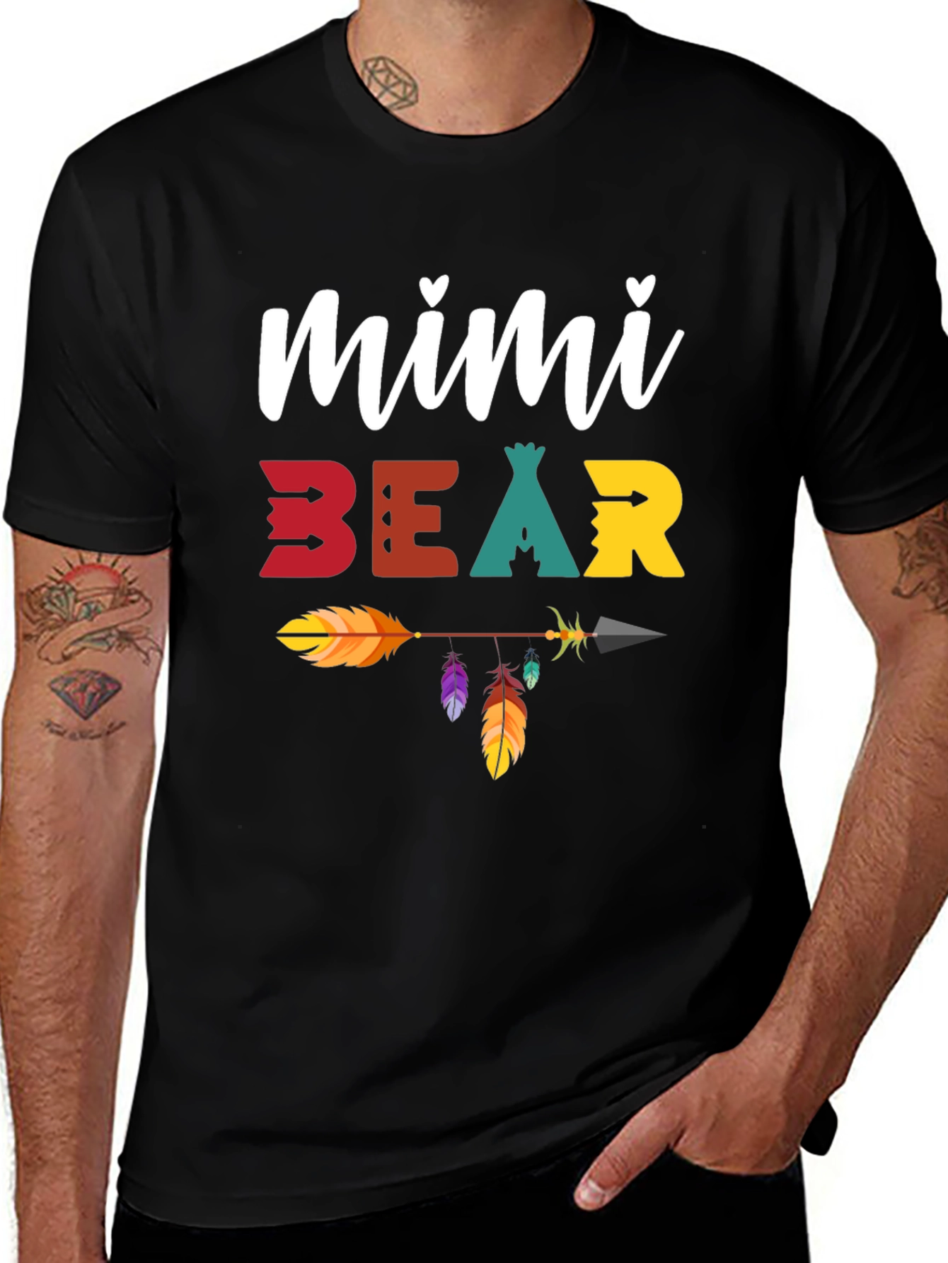 Mimi Bear T-Shirt, Arrow Design