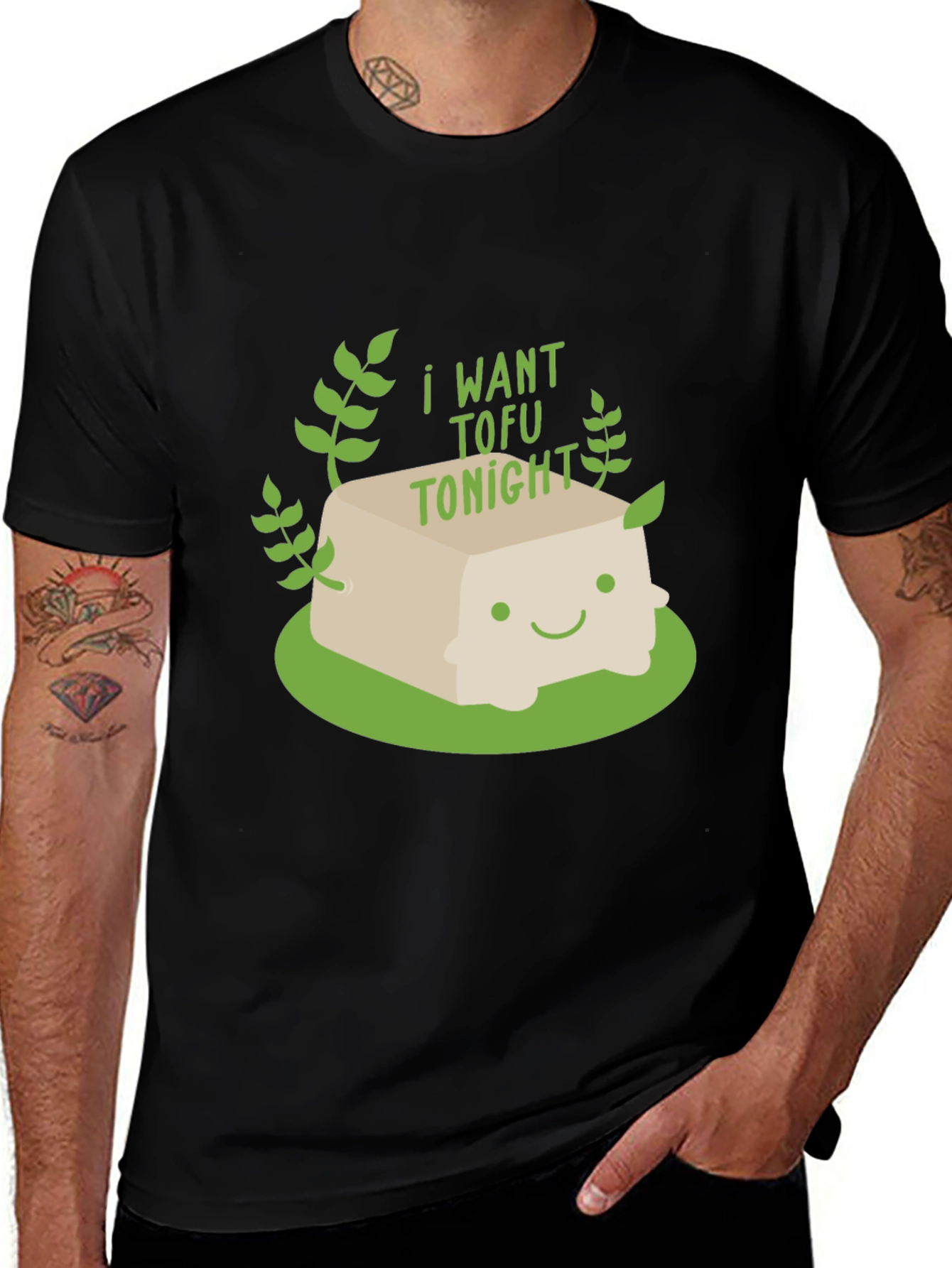 Variant 17 of Tofu Tonight Graphic Tee - Vegan Friendly Shirt