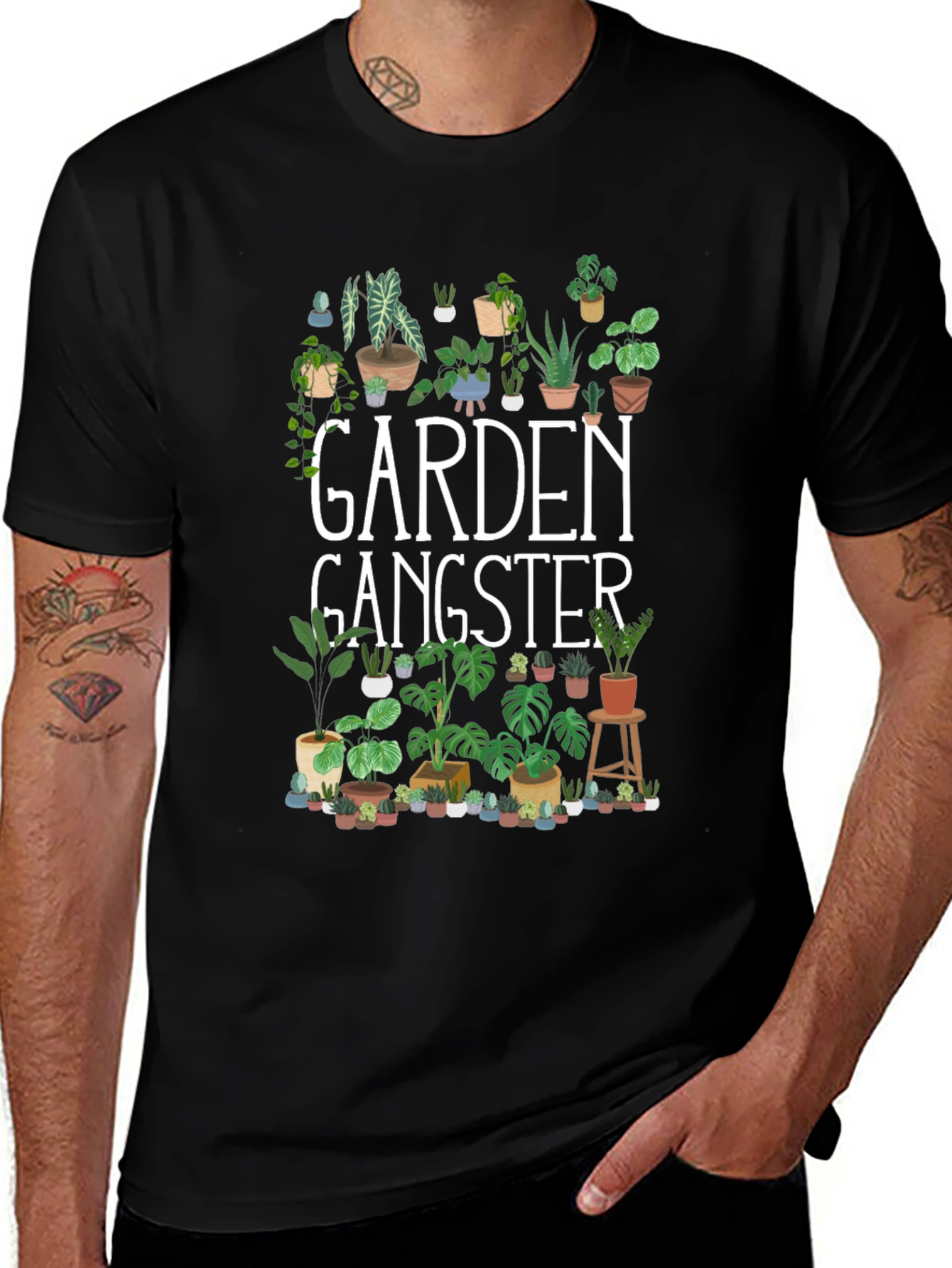 Variant 27 of Garden Gangster Plant Lover T-Shirt