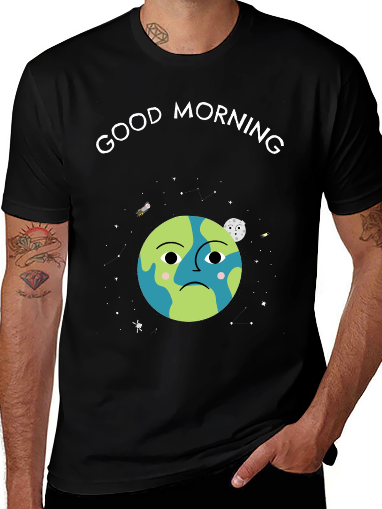 Sad Earth Good Morning T-Shirt