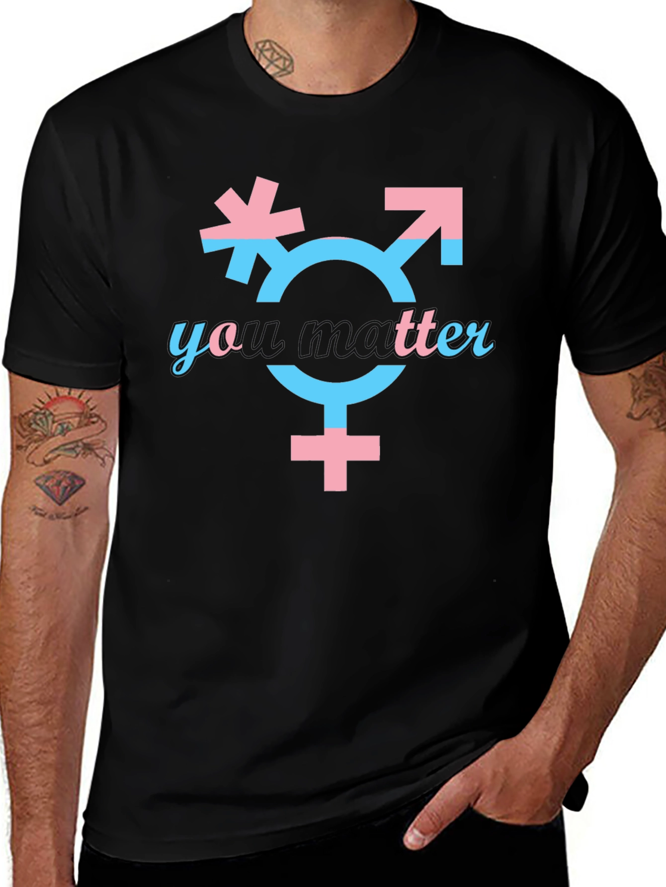 Variant 14 of Transgender Pride T-Shirt - You Matter