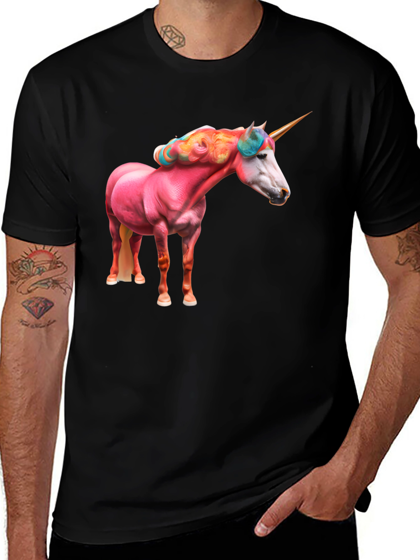 Unicorn Graphic Tee - Unique Statement T-Shirt