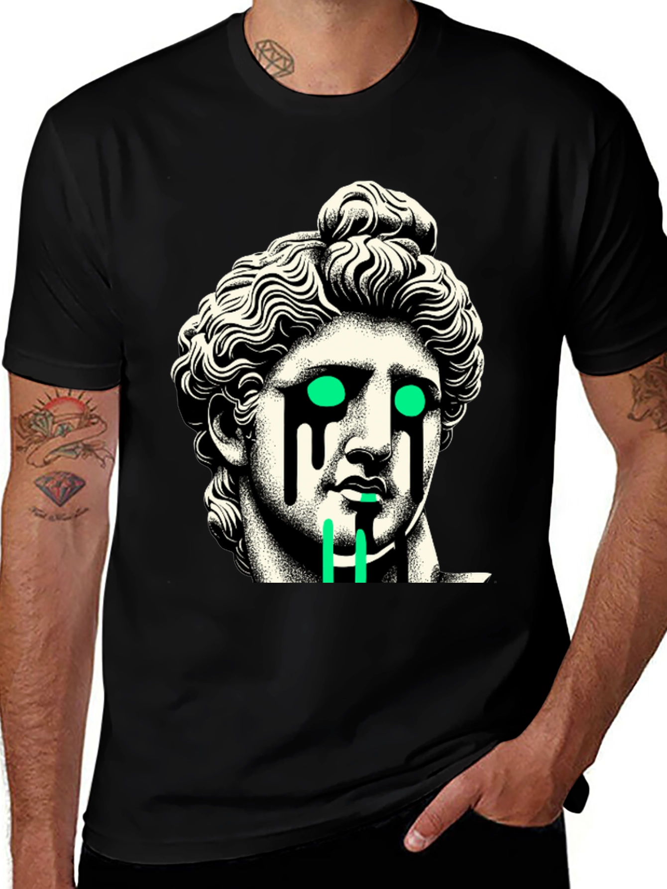 Modern Statue Graphic T-Shirt