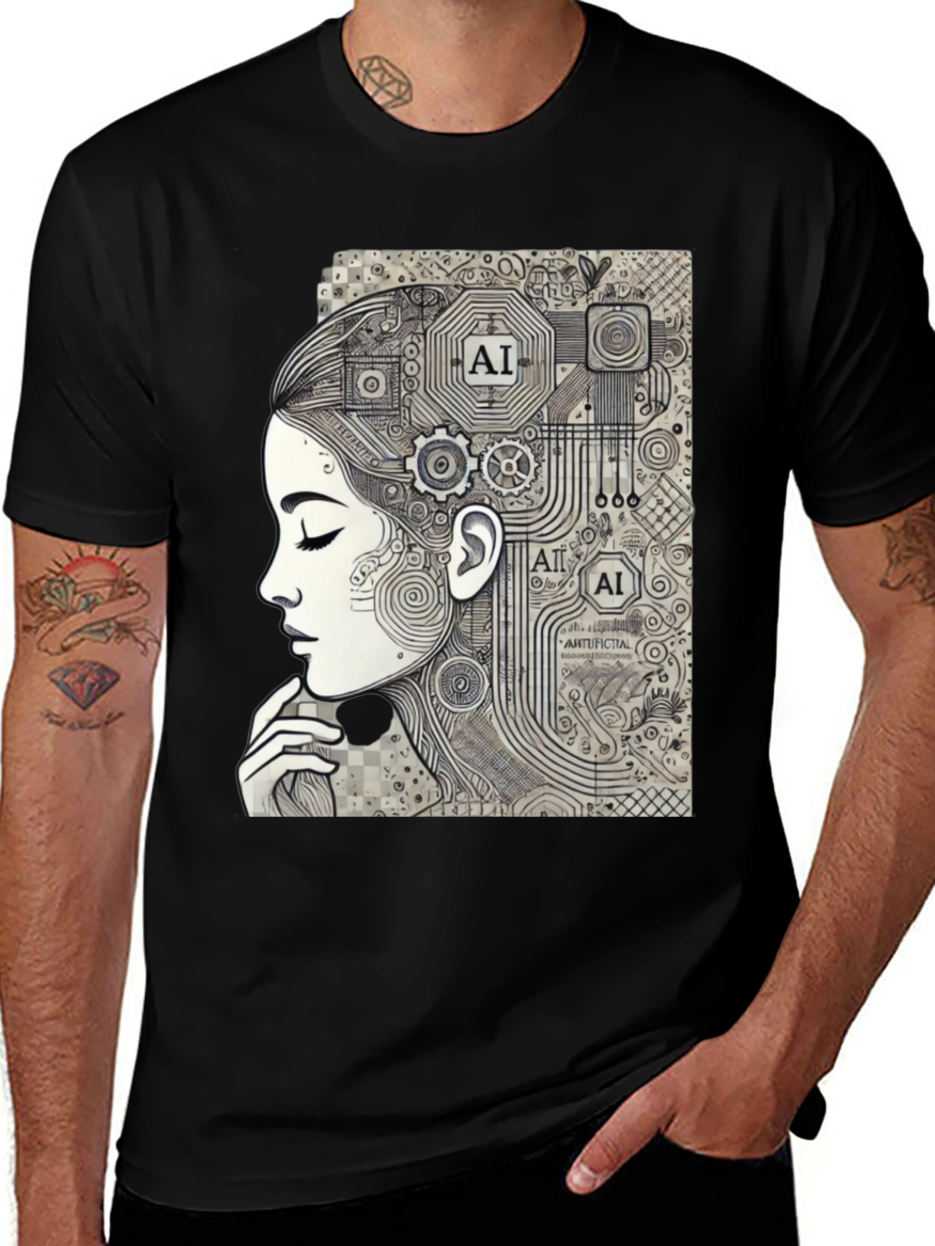 AI Mind T-Shirt - Unisex Design