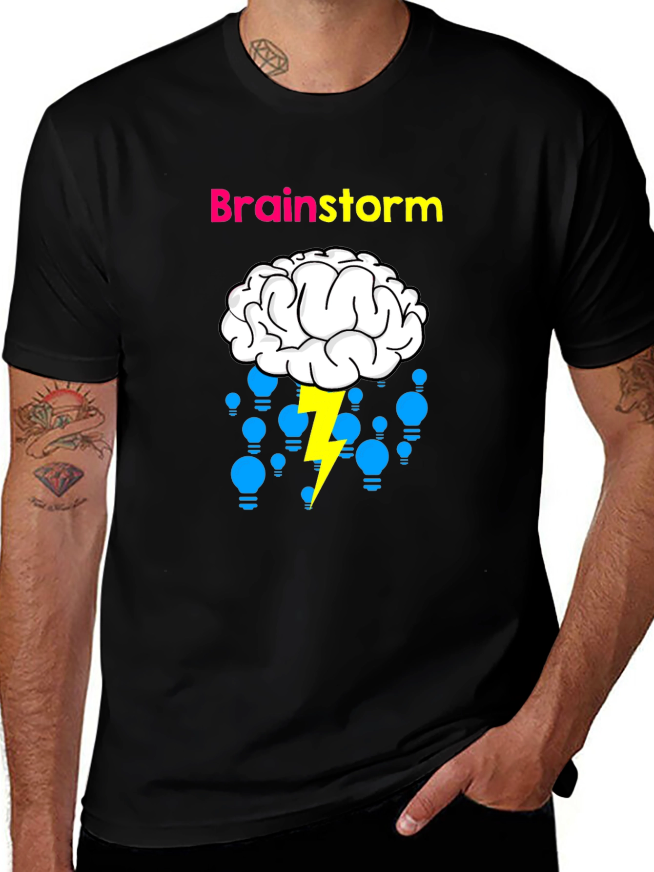 Variant 16 of Brainstorm Idea T-Shirt - Creative Graphic Tee