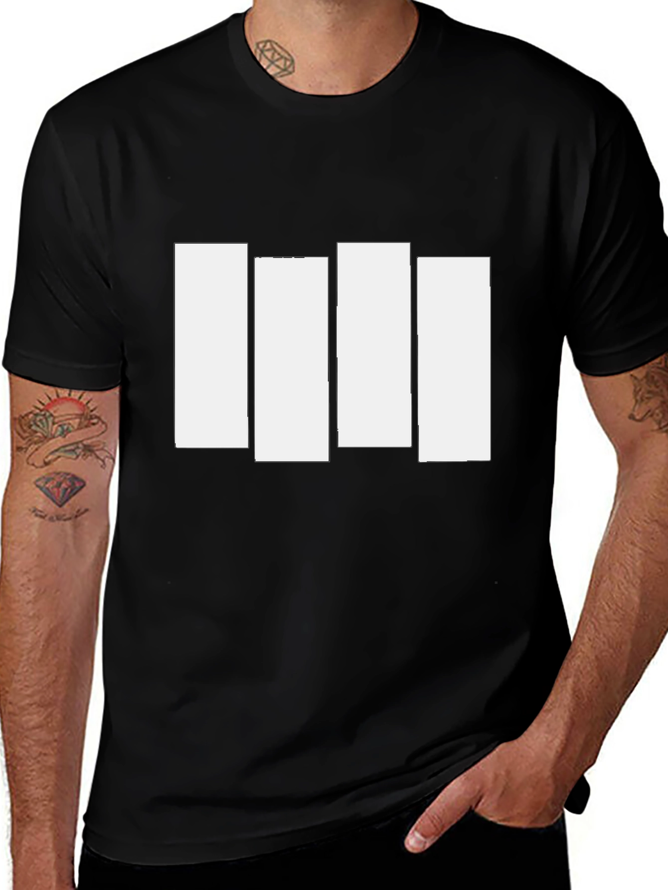 Variant 21 of Black Flag Inspired Graphic T-Shirt