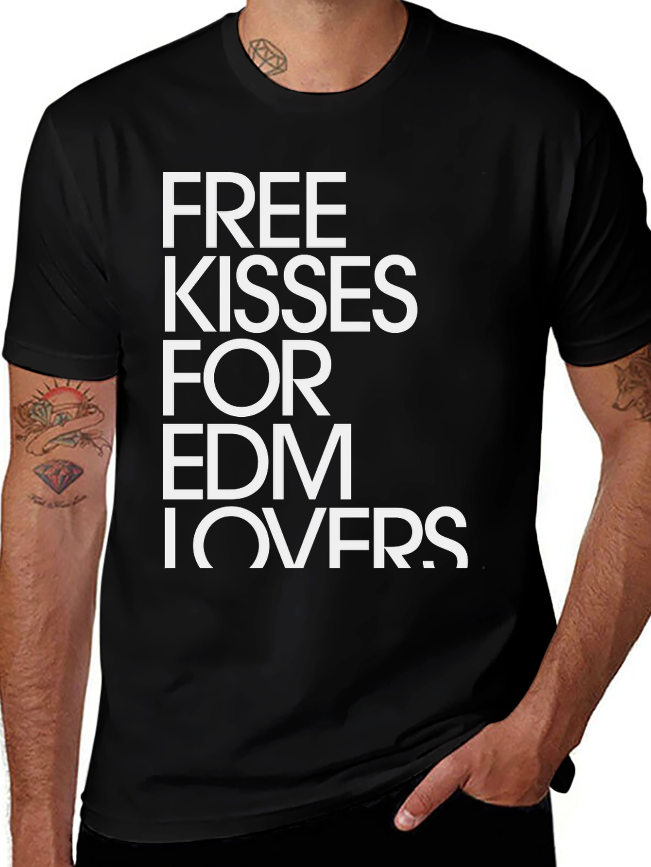 Free Kisses for EDM Lovers T-Shirt