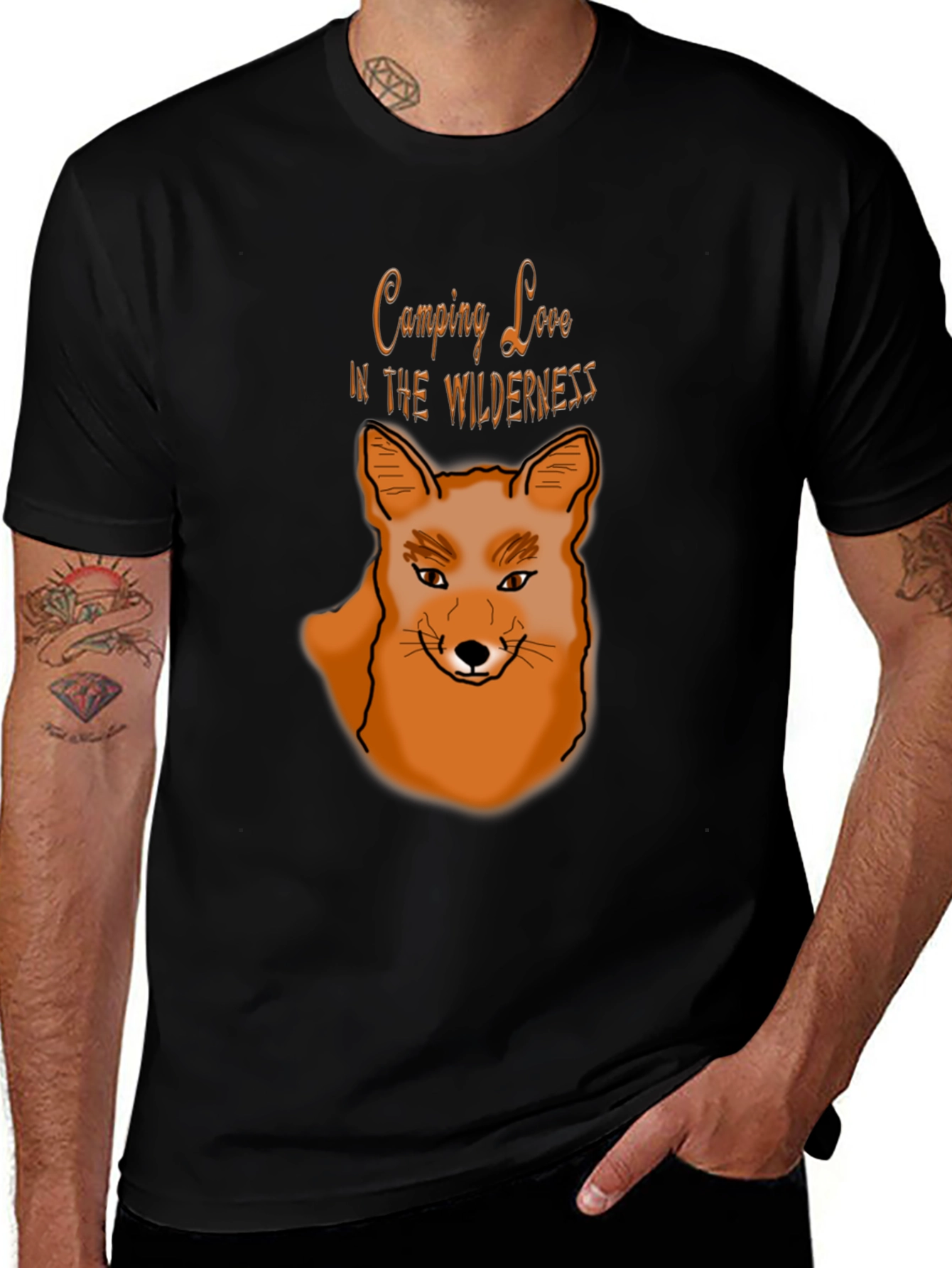 Variant 13 of Camping Love Wilderness Fox Graphic T-Shirt