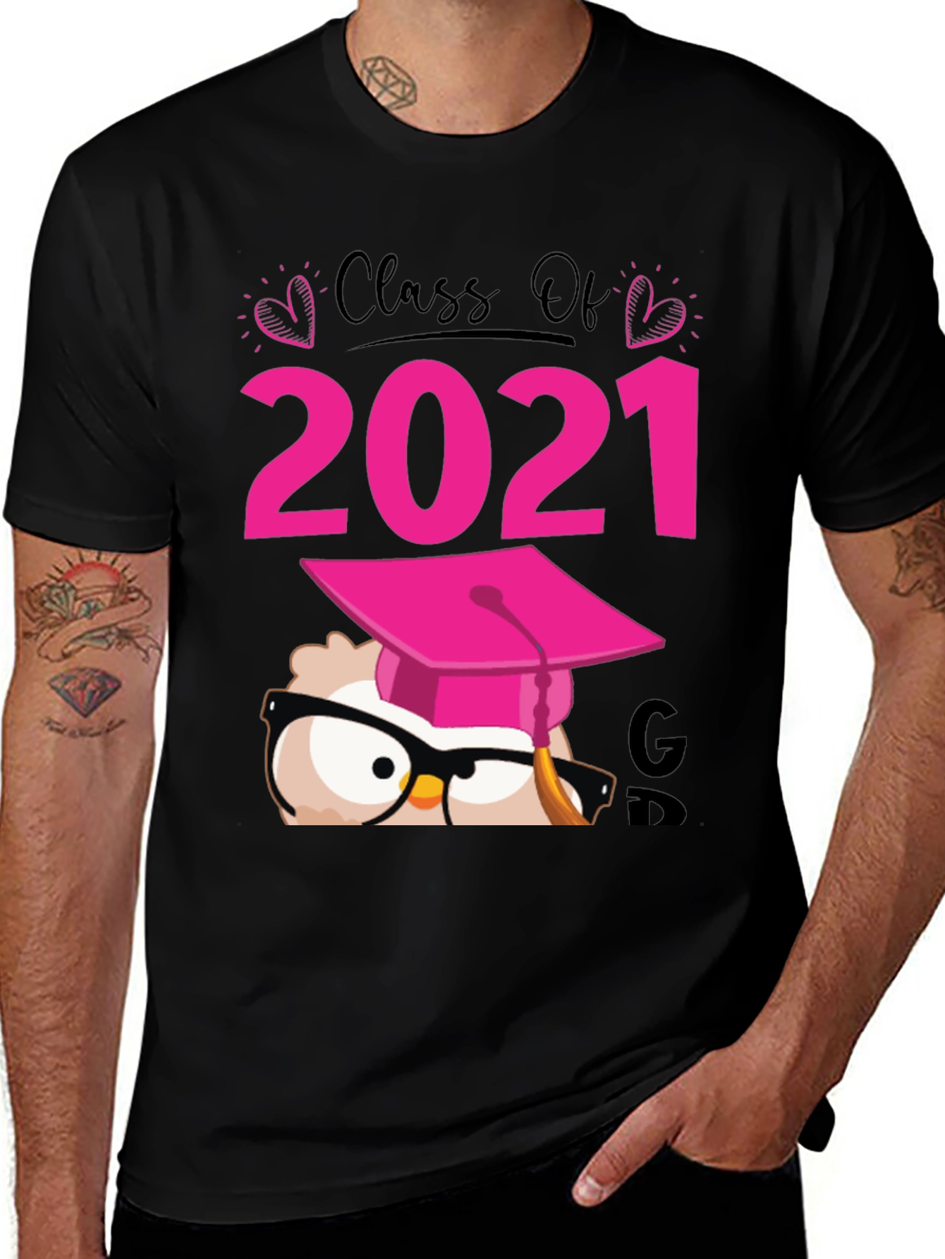 Class of 2021 T-Shirt Graduate Owl