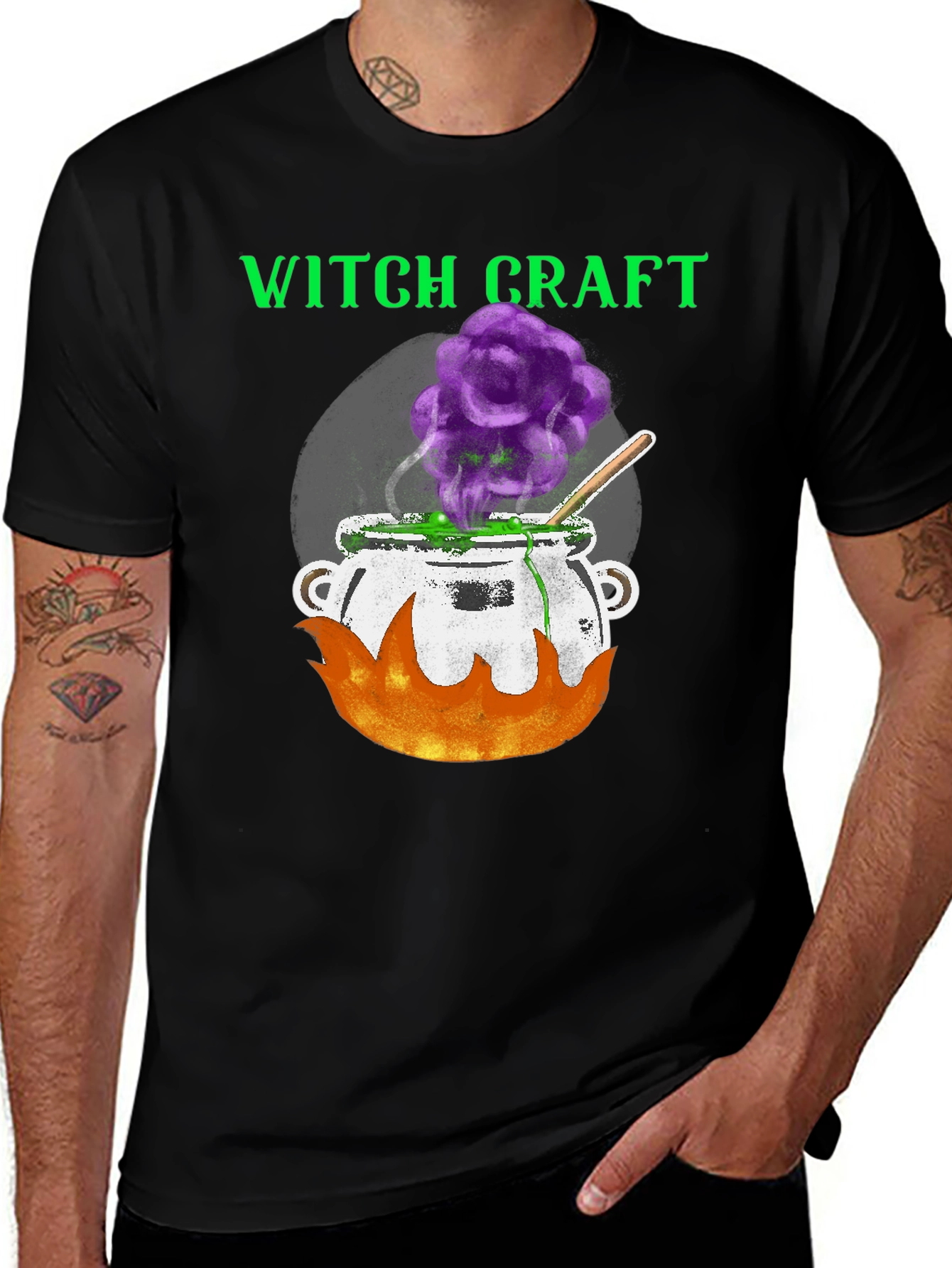 Variant 8 of Witchcraft Cauldron Graphic Tee