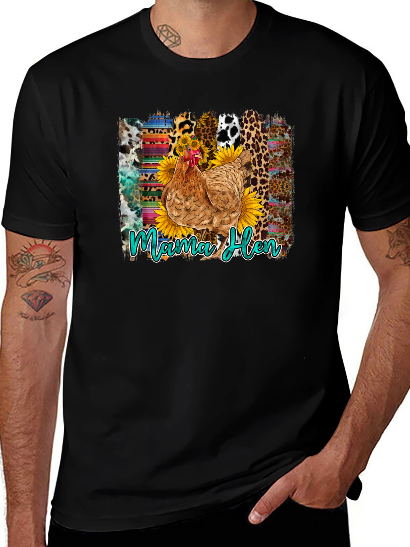 Variant 11 of Mama Hen Graphic Tee: Farm Life Fashion
