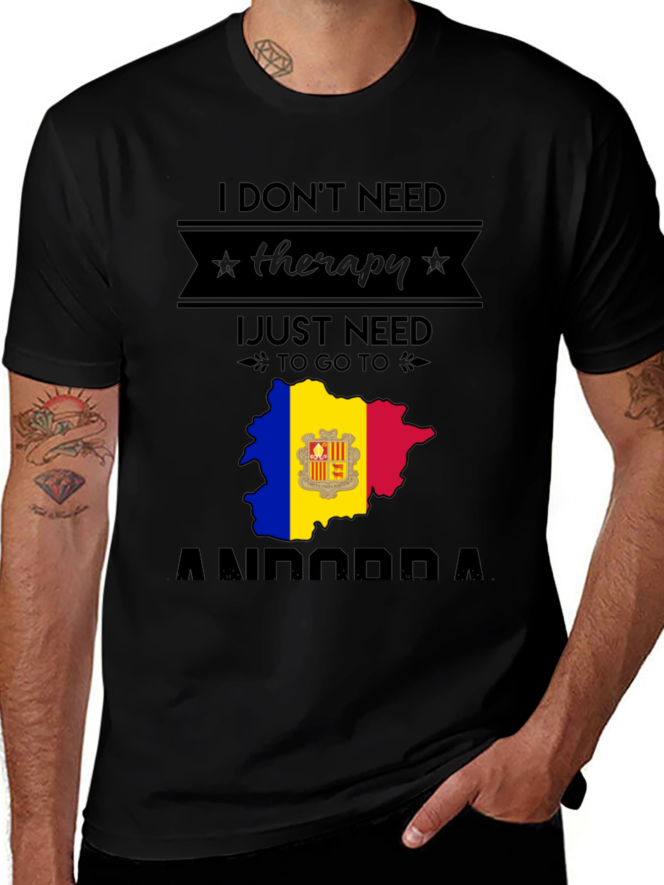 Variant 3 of Andorra Therapy T-Shirt