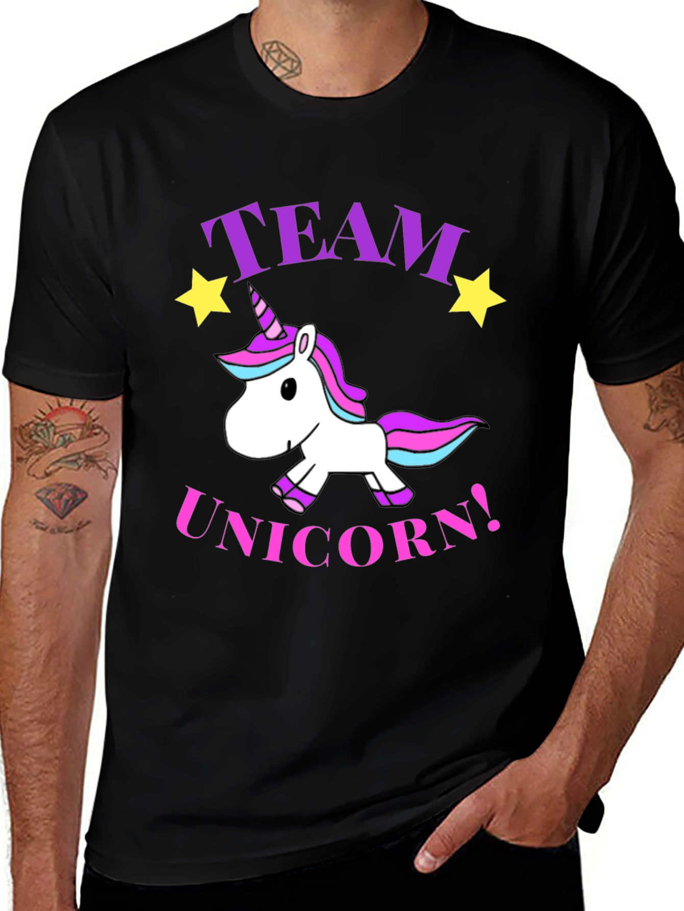 Variant 14 of Team Unicorn Novelty Graphic T-Shirt