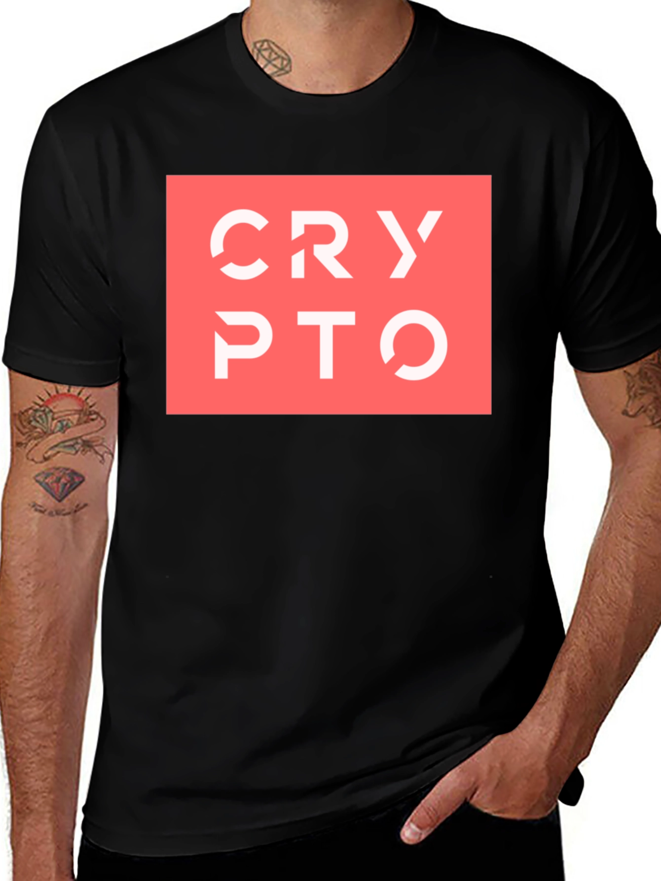 Variant 6 of Crypto T-Shirt - Modern Design