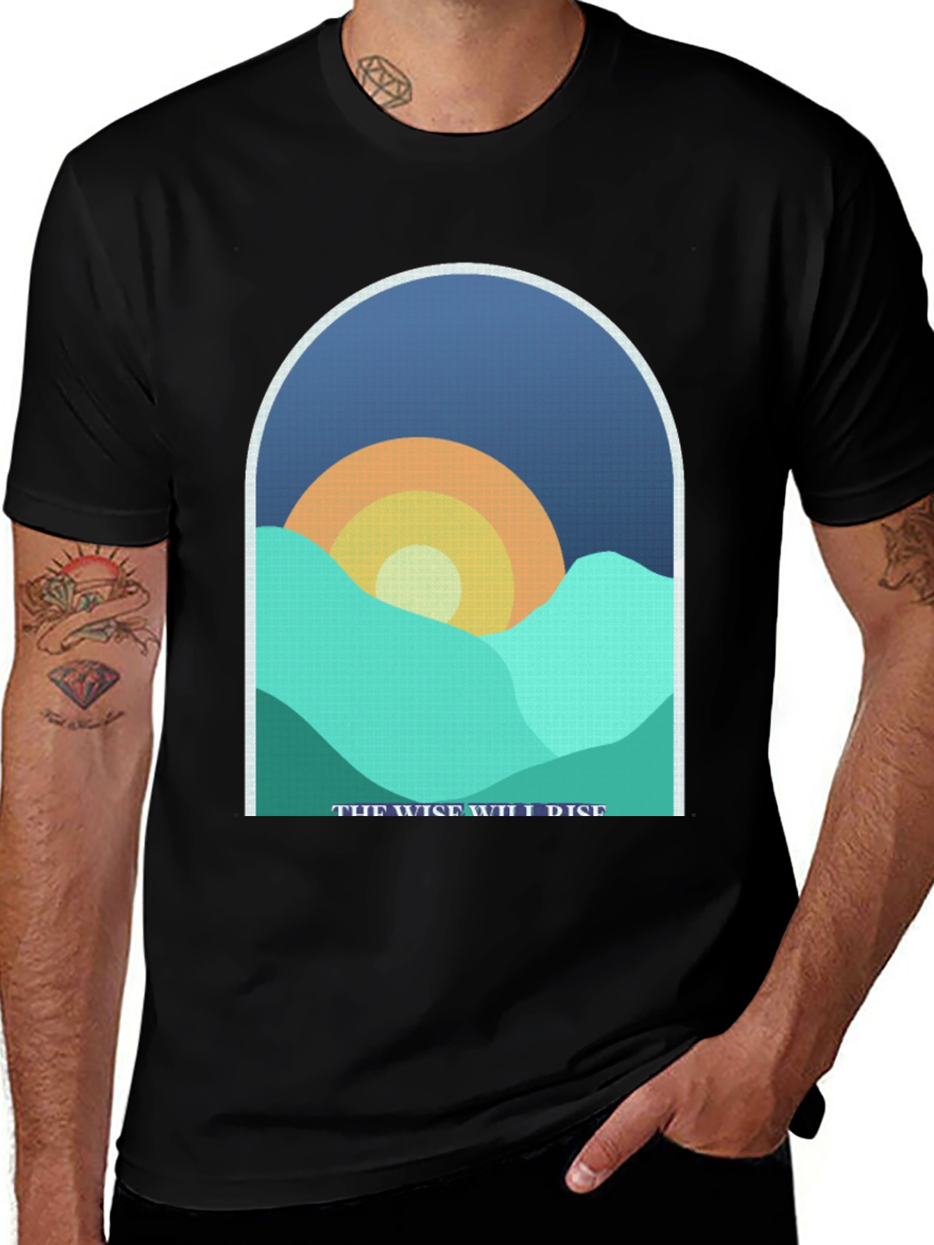 Variant 3 of The Wise Will Rise Graphic T-Shirt