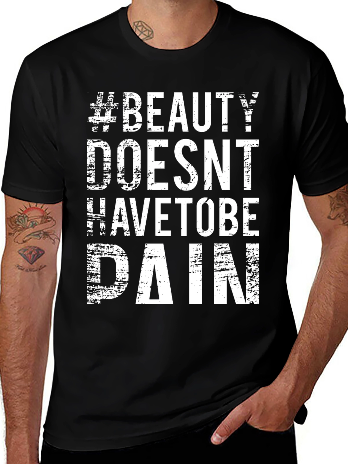 Variant 20 of #Beauty Doesn't Have to Be Pain T-Shirt