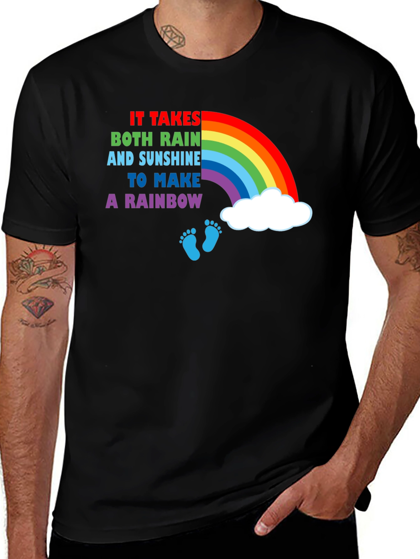 Variant 8 of Rainbow Baby T-Shirt