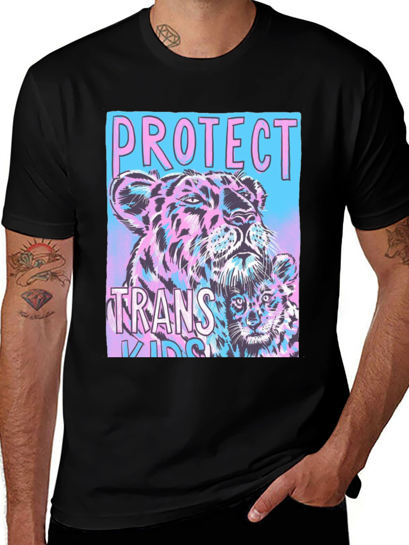 Variant 23 of Protect Trans Kids Graphic Tee