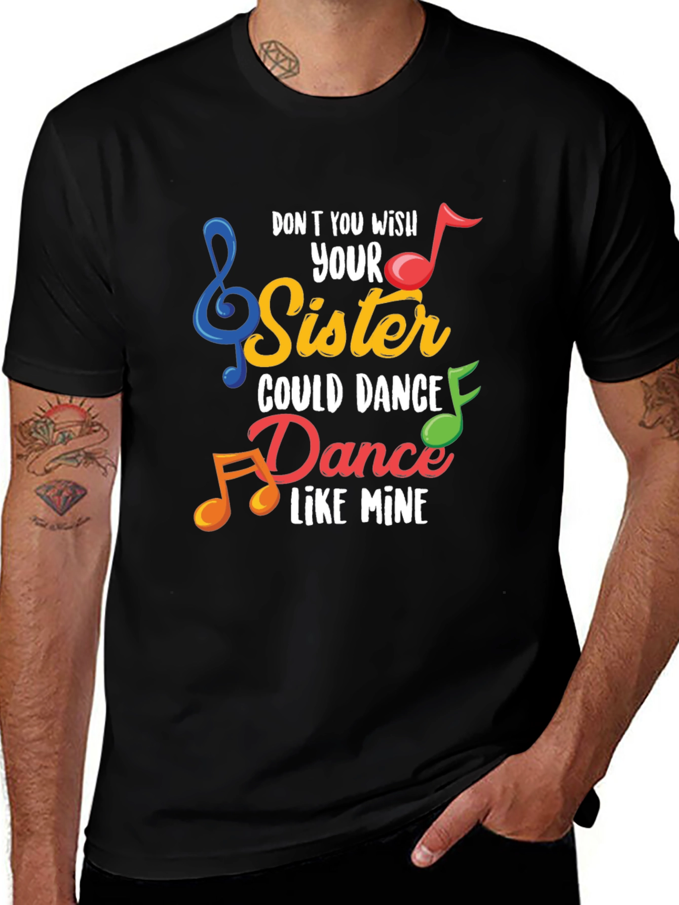 Variant 23 of Funny Sister Dance Graphic Tee