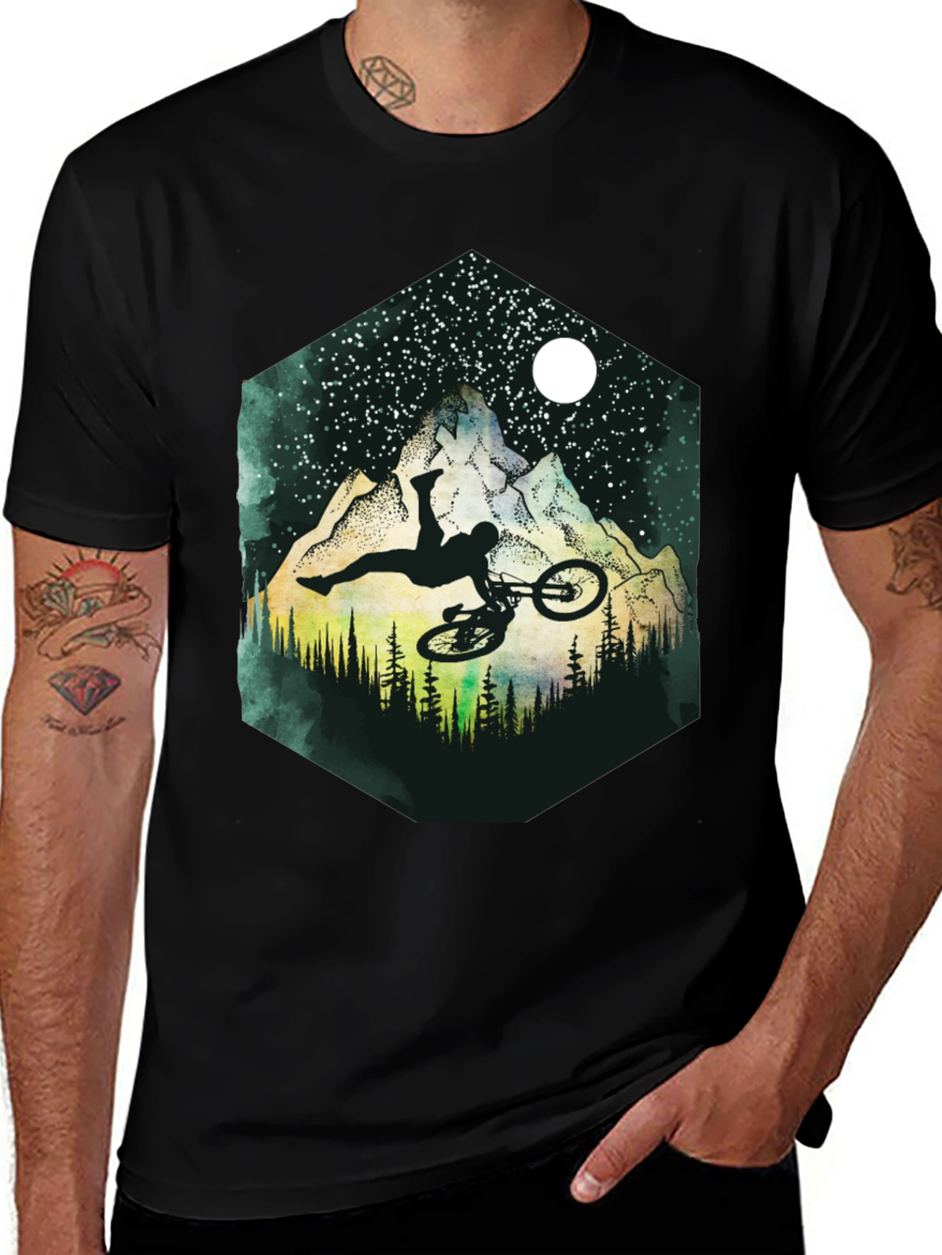 Variant 3 of Mountain Bike Stunt Graphic Tee