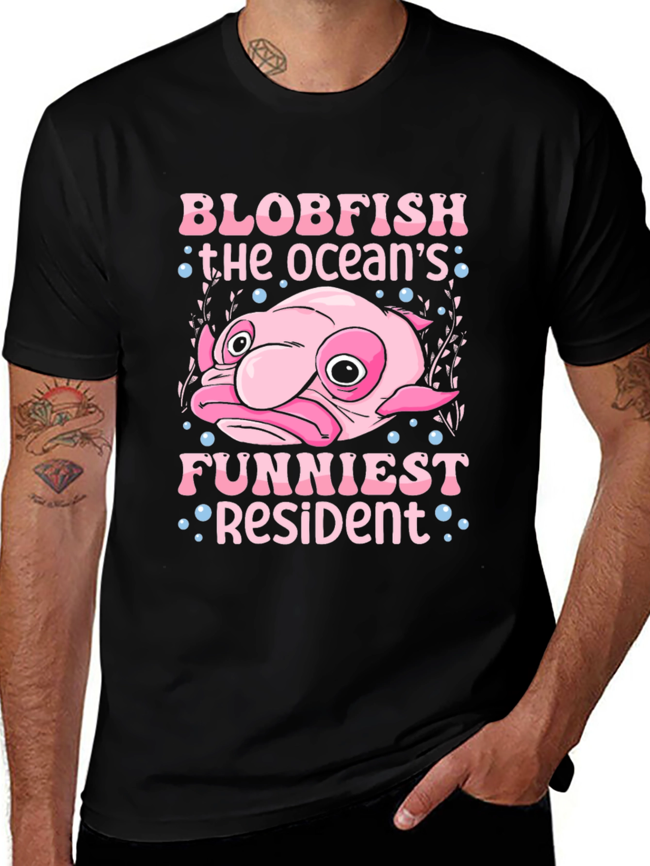 Funny Blobfish T-Shirt - Ocean's Funniest Resident