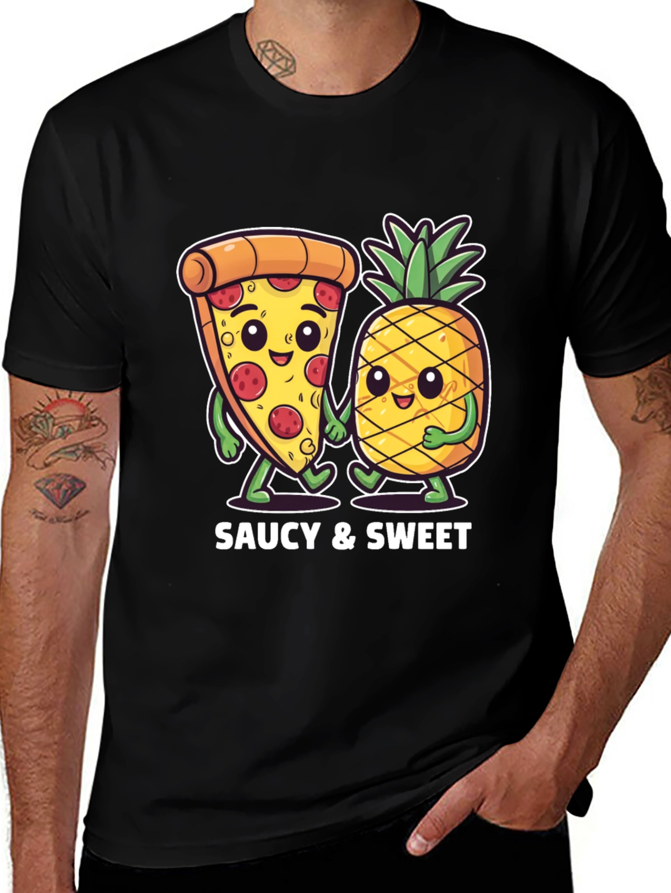 Variant 12 of Saucy & Sweet Graphic T-Shirt