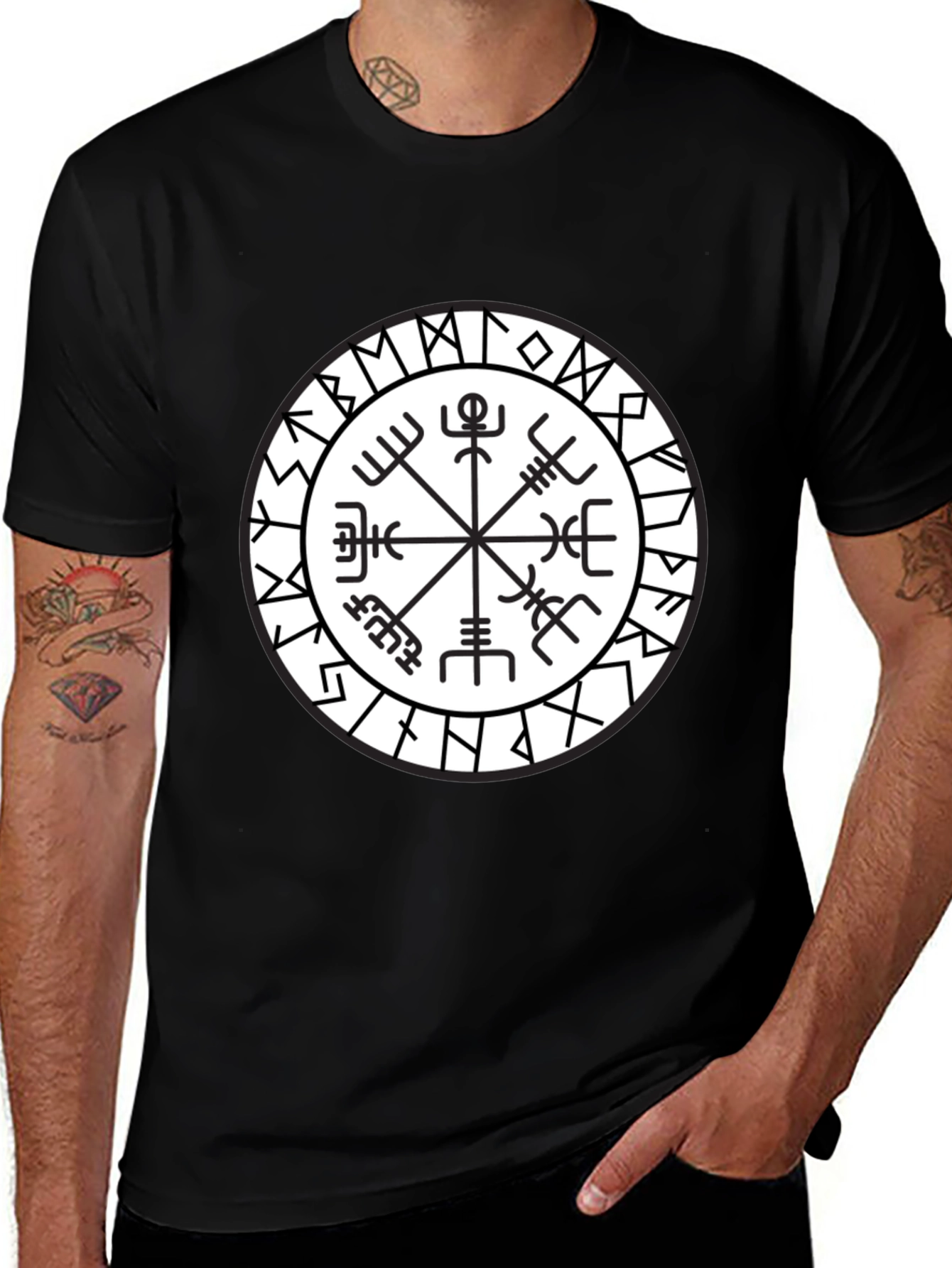 Vegvisir Viking Compass T-Shirt