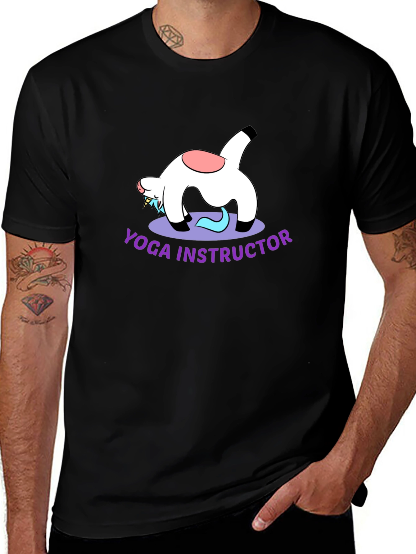 Variant 12 of Yoga Instructor Unicorn T-Shirt