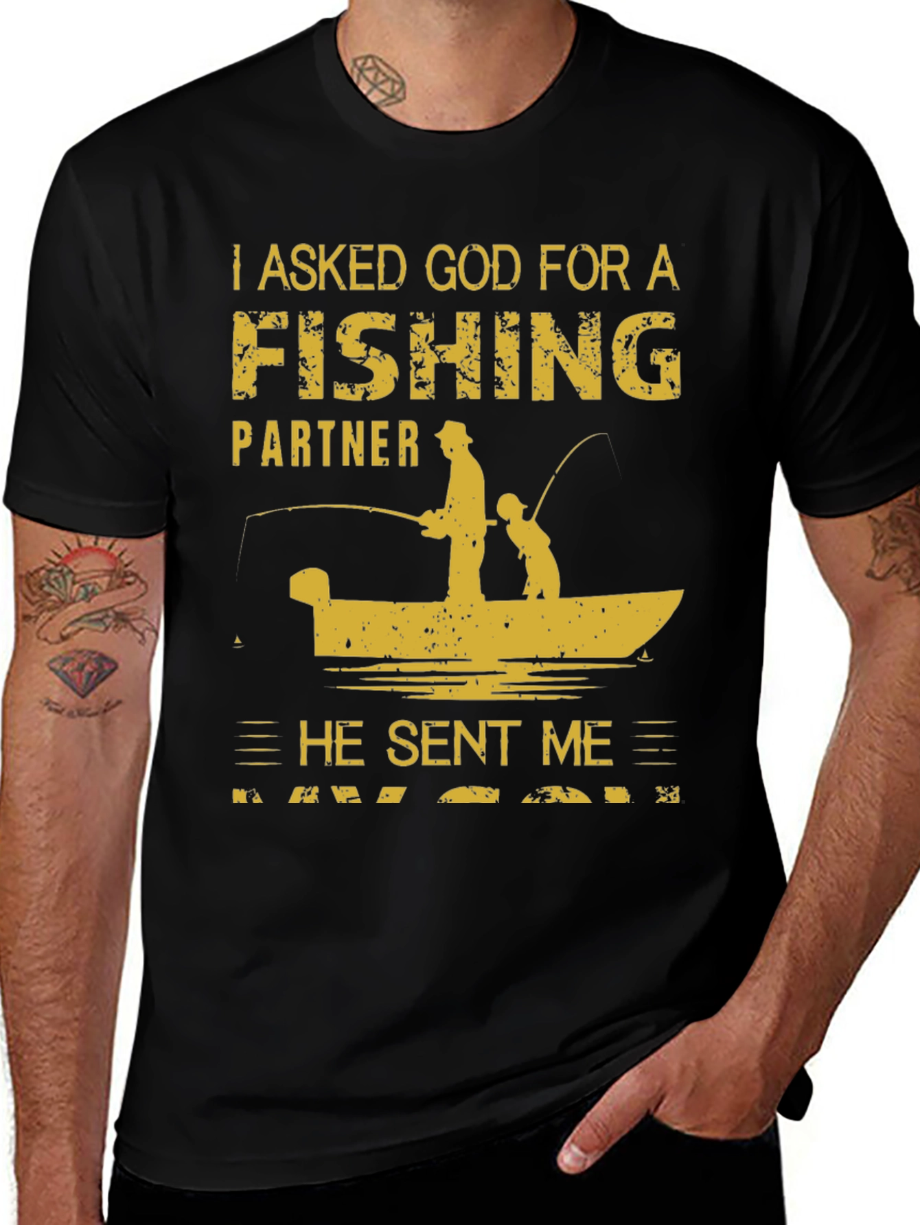 Variant 2 of Fishing Partner T-Shirt