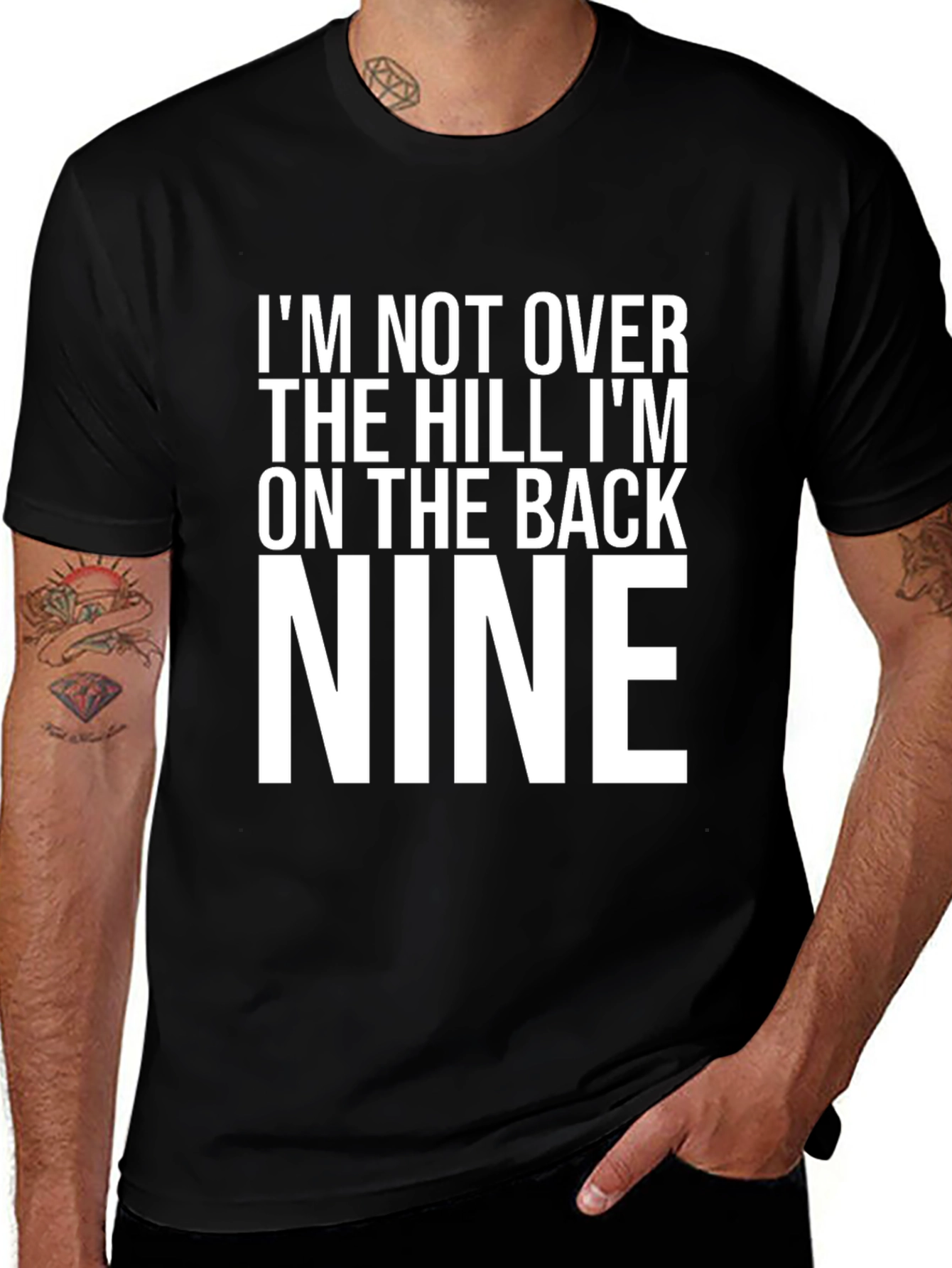 Variant 29 of Back Nine Graphic T-Shirt - Golfer Humor Tee