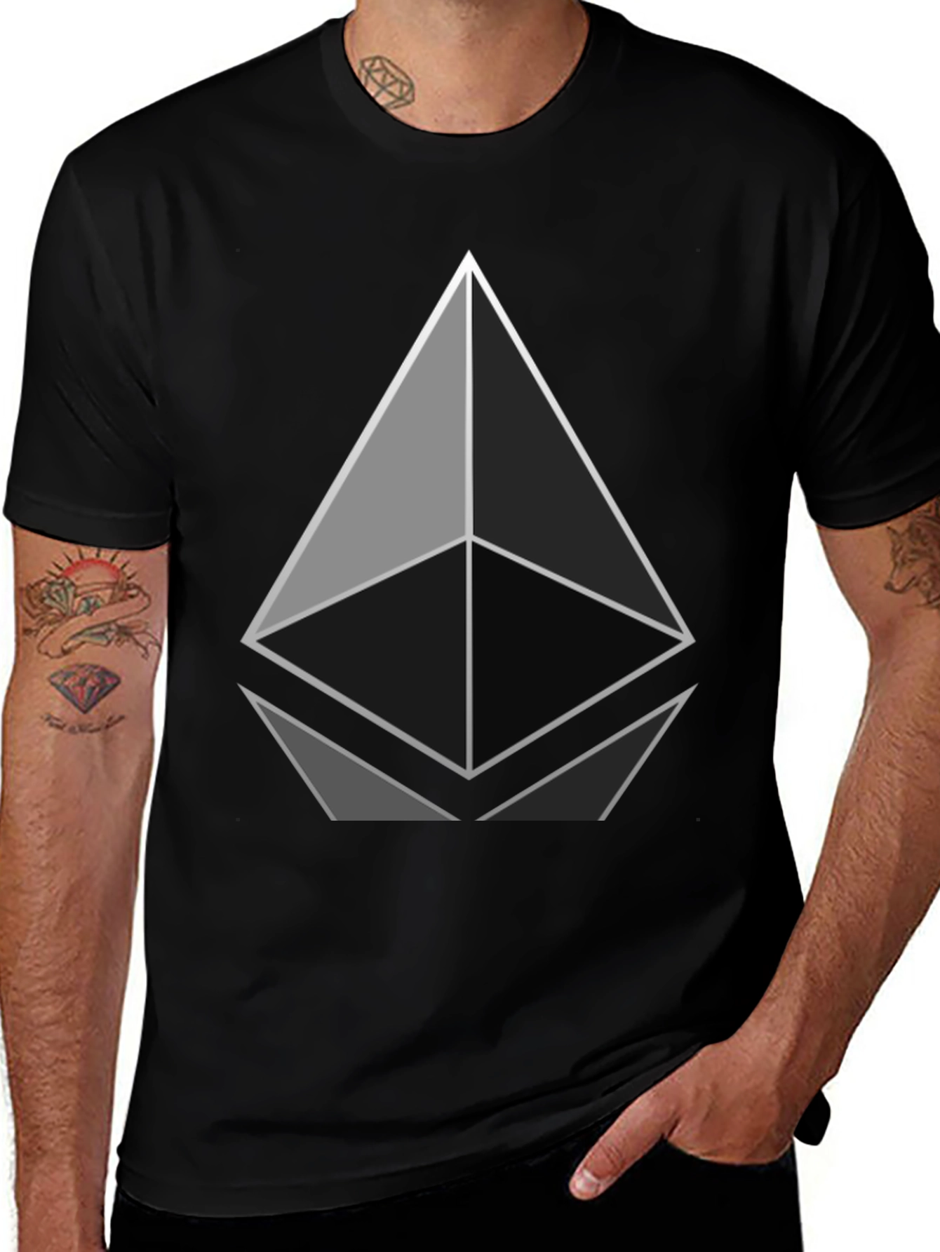 Ethereum Crypto T-Shirt - Modern Graphic Tee